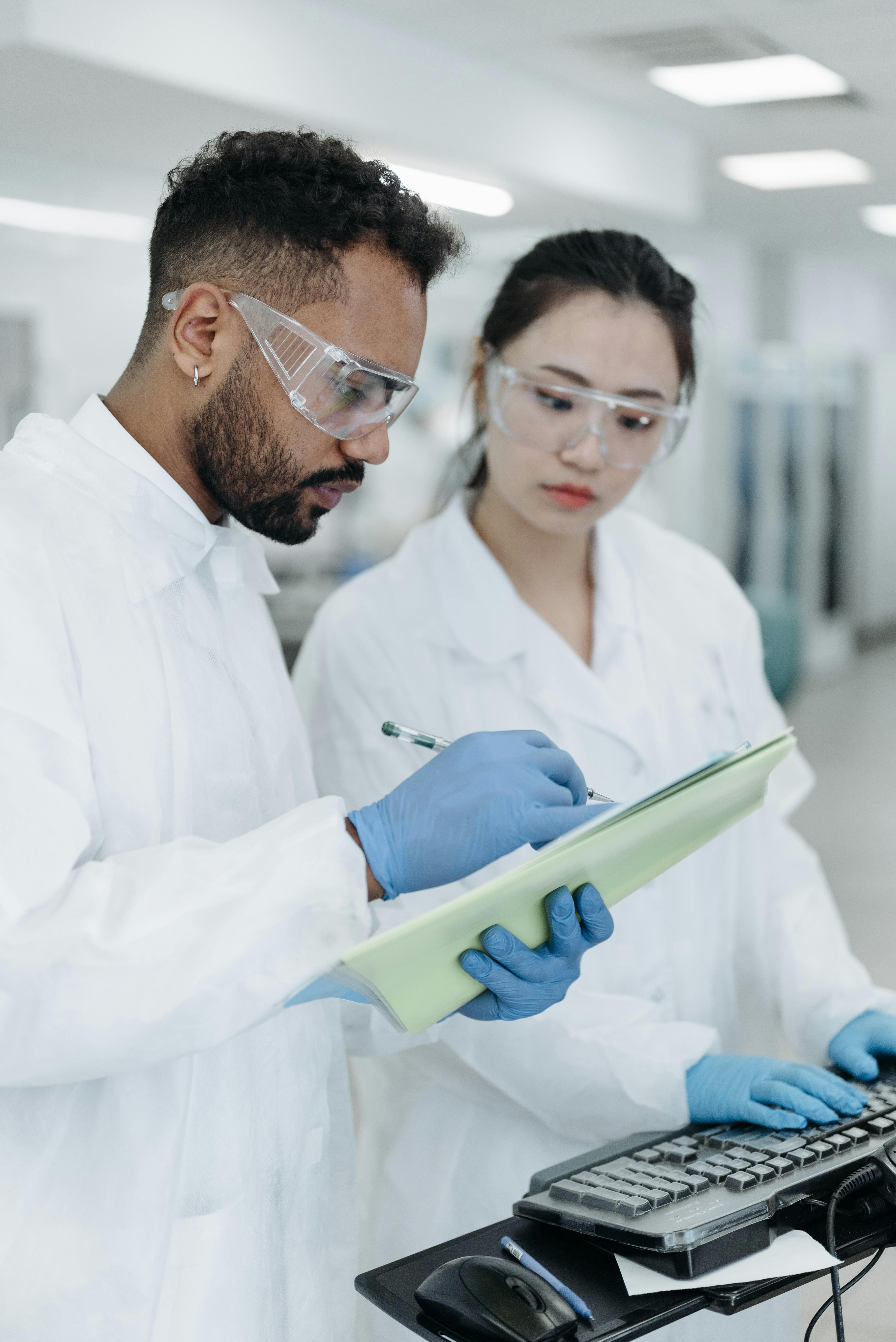 Two doctors analyzing lab results | Source: Pexels