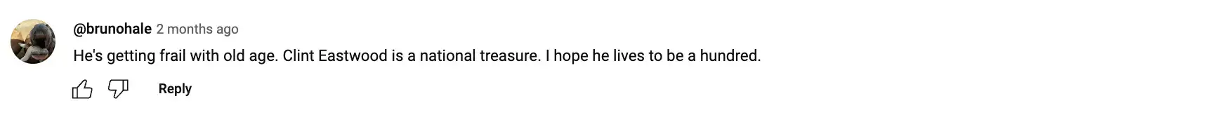 Comments about Clint Eastwood | Source: Youtube.com/WJCL News