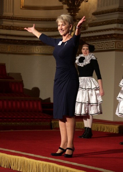 Helen Mirren delivers a speech from Shakespeare's The Tempest during the Dramatic Arts reception in the Ballroom of the Buckingham Palace | Photo: Getty Images