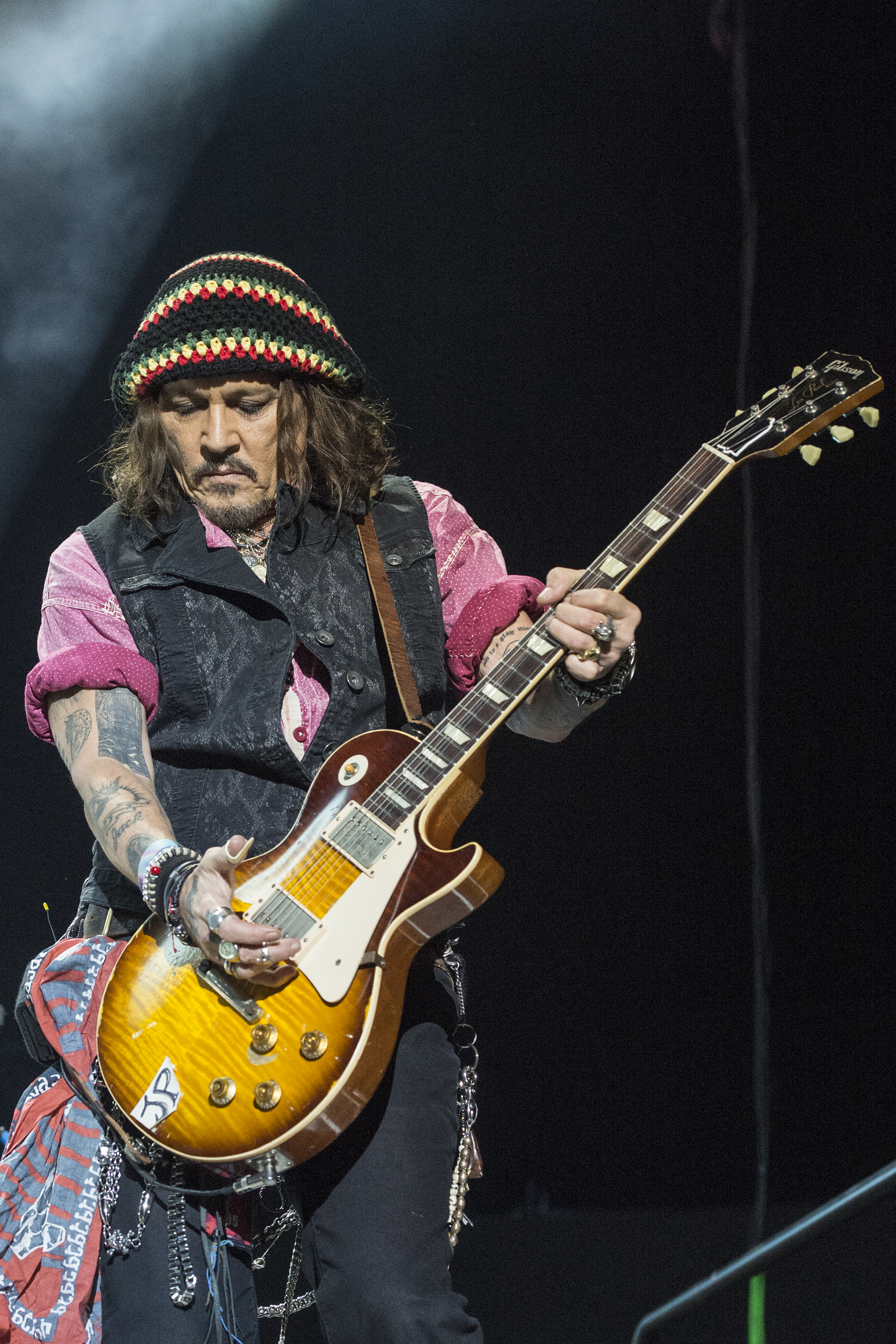 Johnny Depp performing at the Utilita Arena Birmingham on July 11, 2023 in Birmingham, England | Source: Getty Images