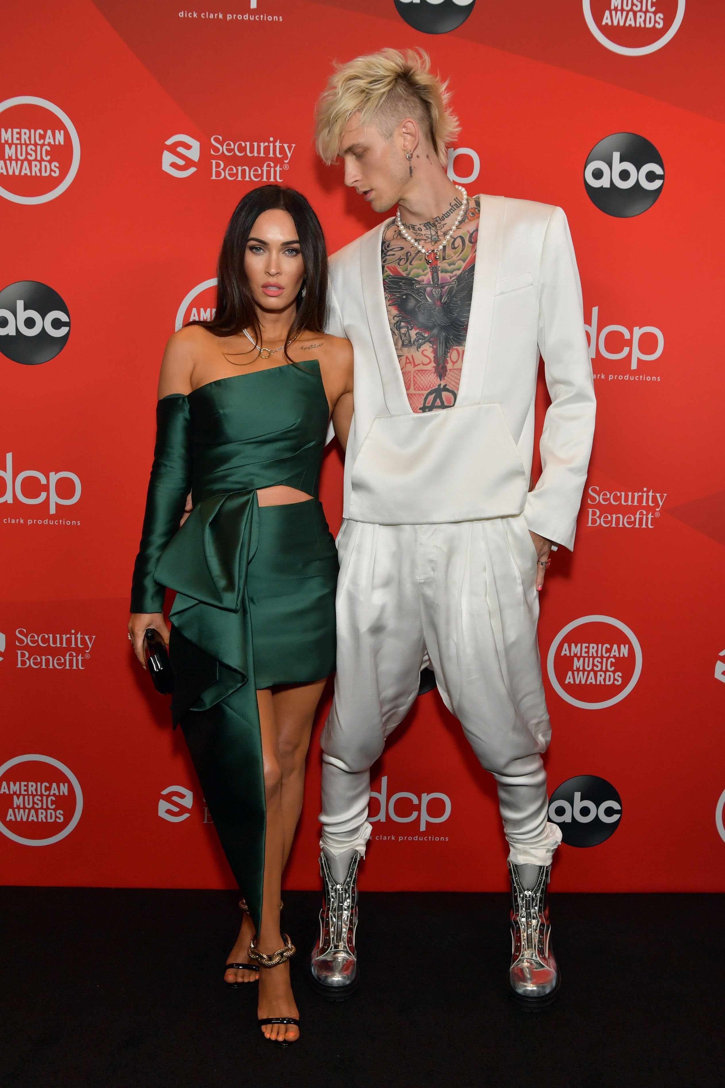 Megan Fox and Machine Gun Kelly attend the 2020 American Music Awards at Microsoft Theater on November 22, 2020 in Los Angeles, California. | Source: Getty Images