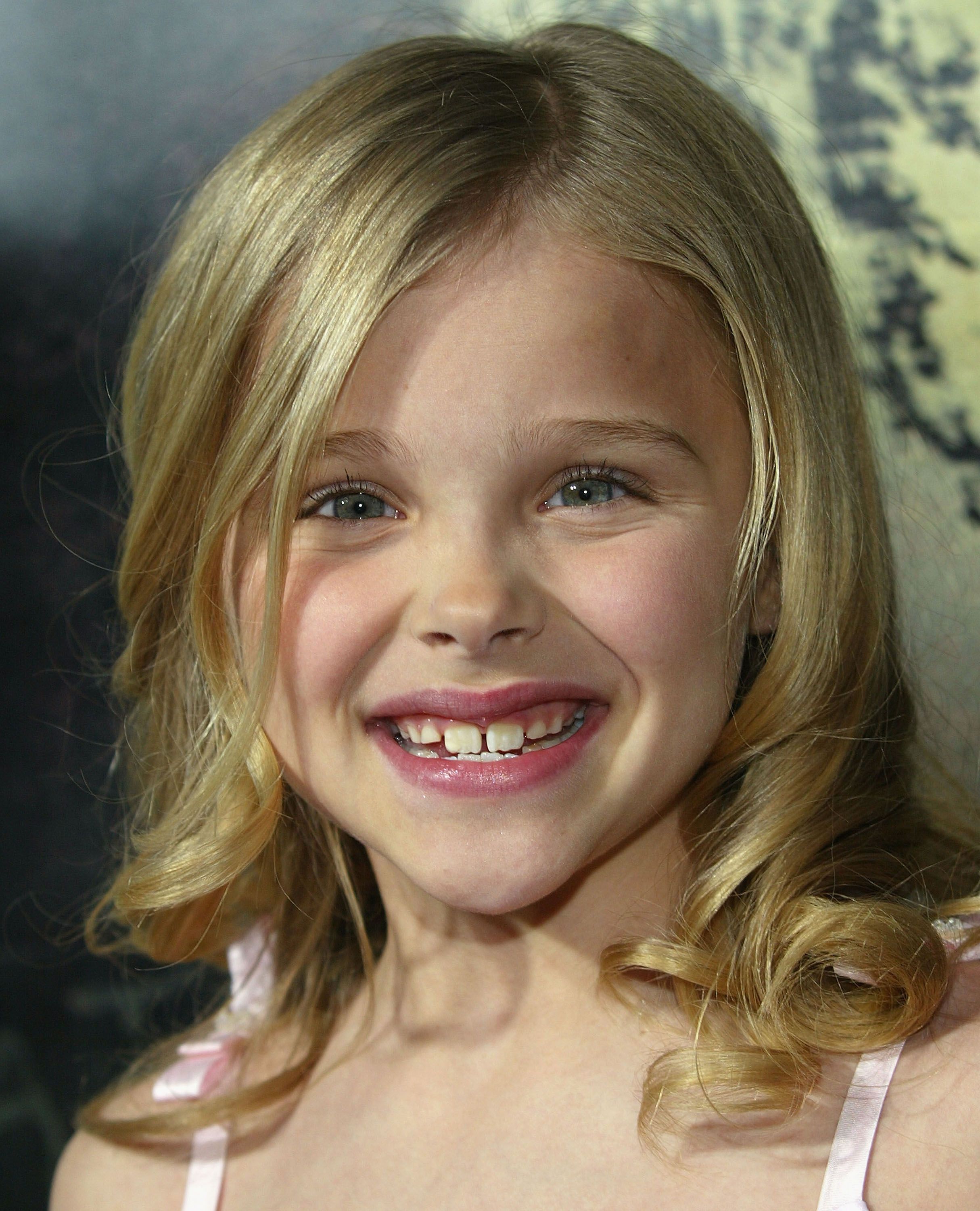 11-year-old Chloë Grace Moretz at the premiere of "The Amityville Horror" in 2005 in Los Angeles, California Source: Getty Images