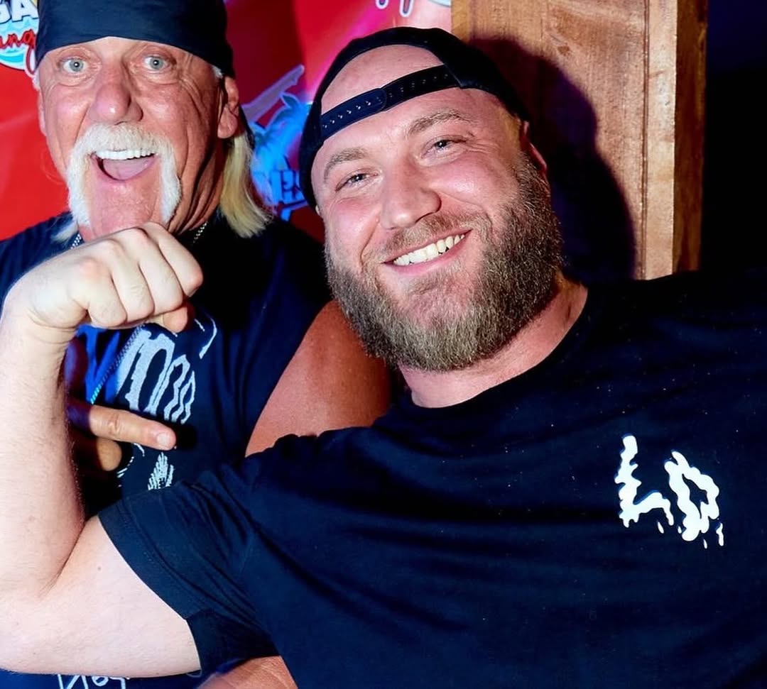 Hulk and Nick Hogan from a post dated July 27, 2025. | Source: Instagram/nickhogan