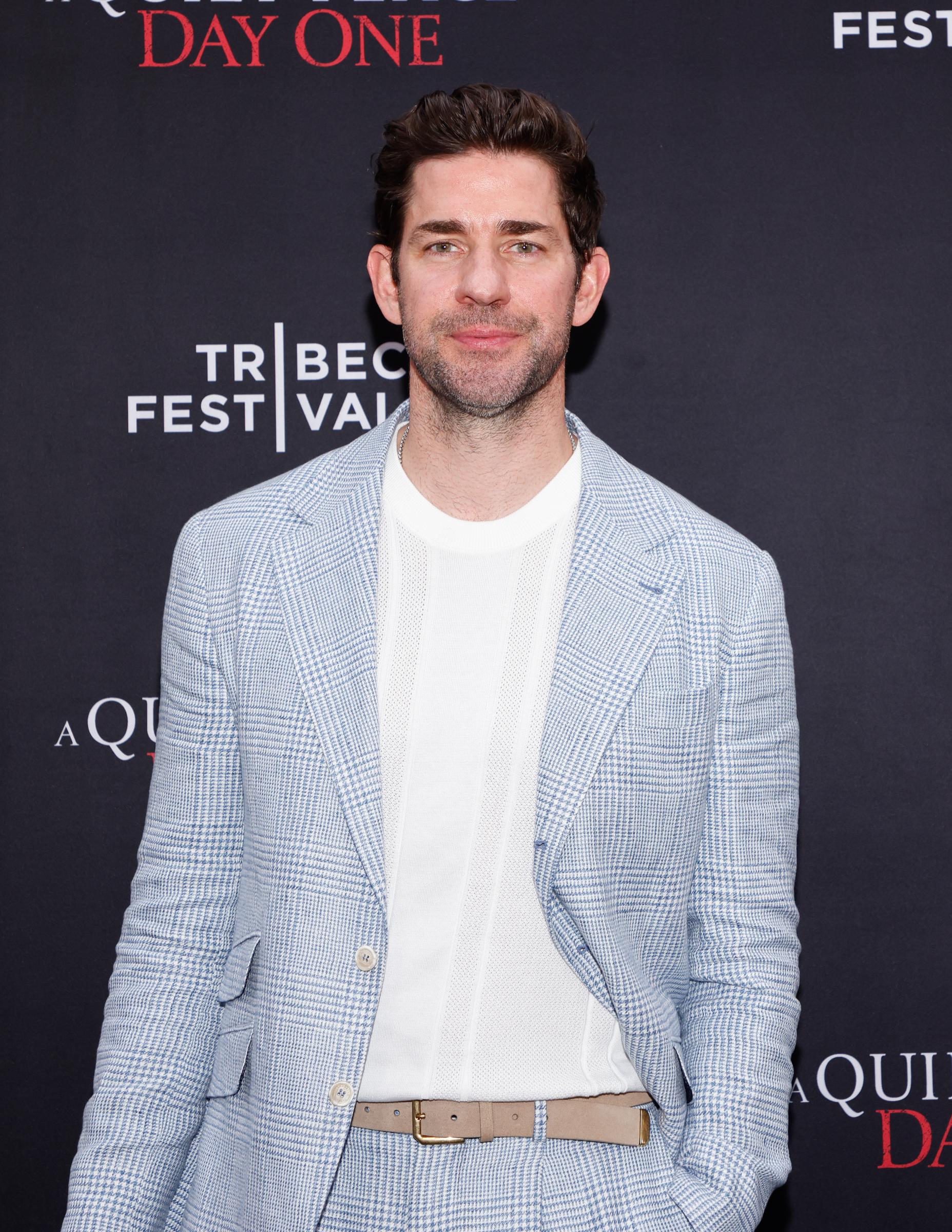 John Krasinski at the premiere of "A Quiet Place: Day One" in New York on June 26, 2024 | Source: Getty Images