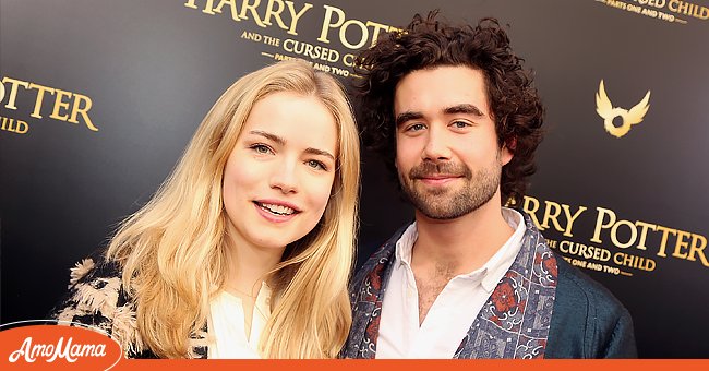 Willa Fitzgerald and Gabe Kennedy pose at "Harry Potter and The Cursed Child parts 1 & 2" on Broadway Opening Night at The Lyric Theatre on April 22, 2018 in New York City.  | Photo: Getty Images