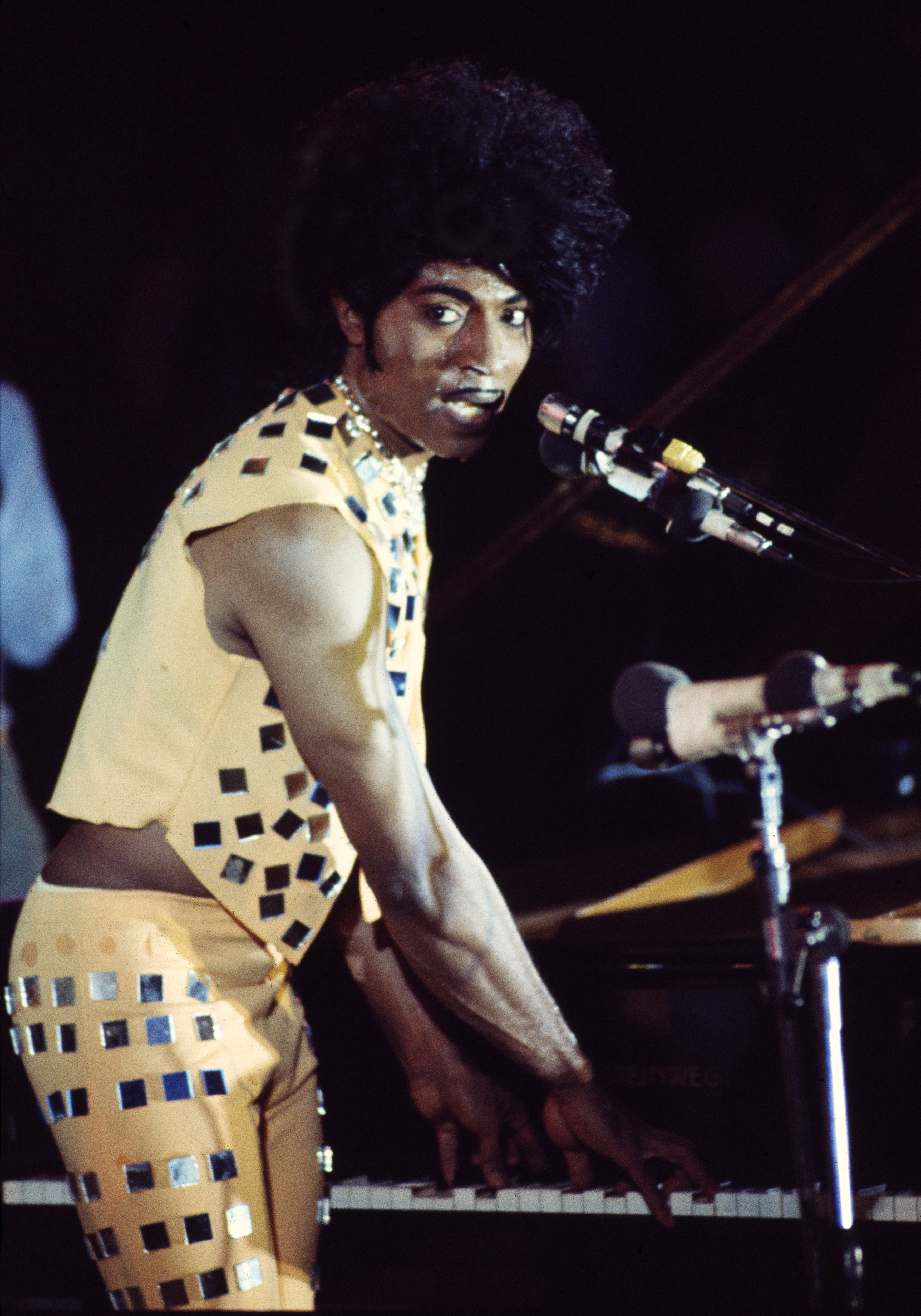 Little Richard performing at London Rock'n'Roll show at Wembley Stadium in London on August 5,1972. | Source: Getty Images