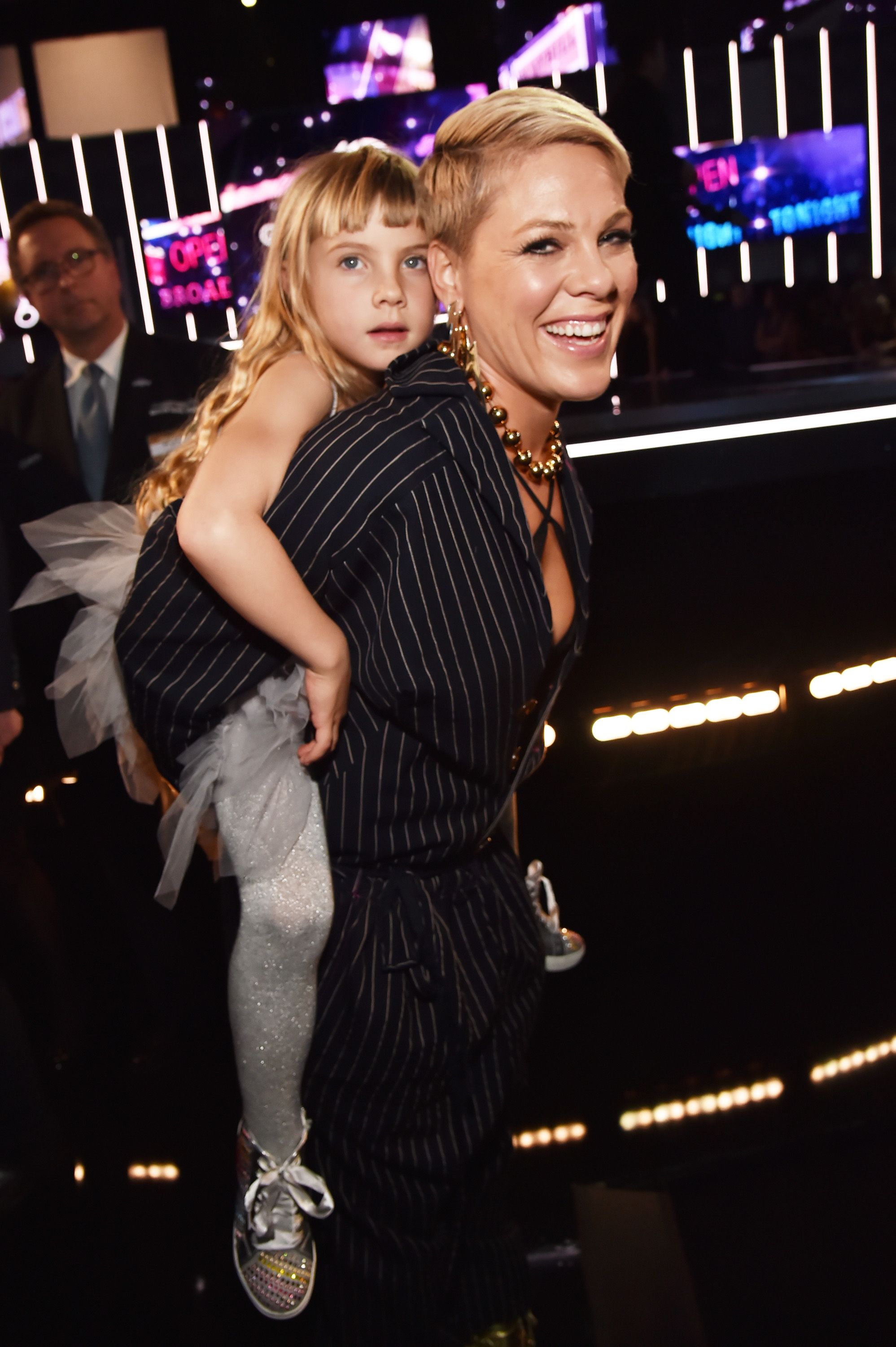 Pink and her daughter Willow Hart at the 60th Annual GRAMMY Awards in 2018 in New York City | Source: Getty Images