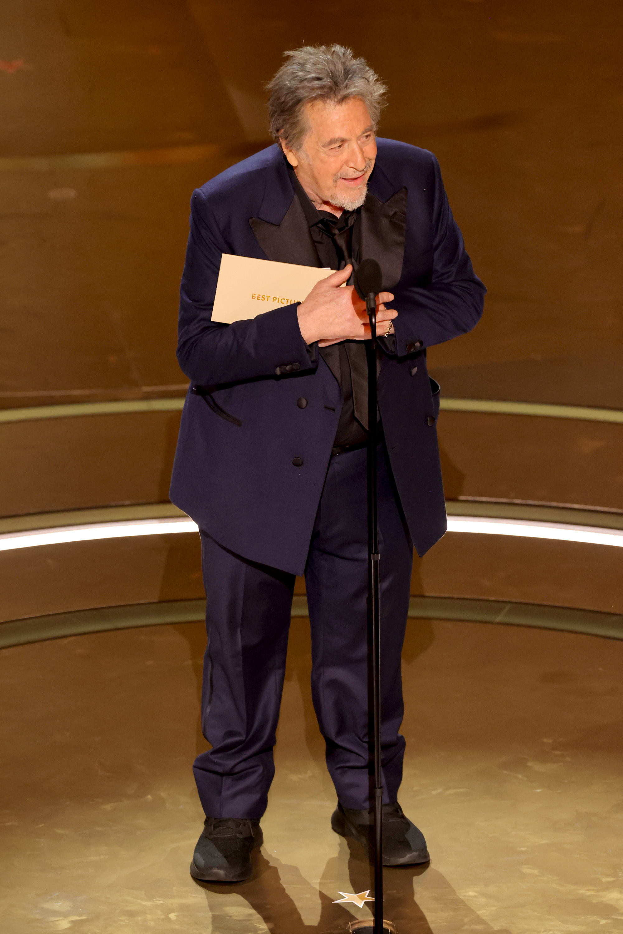 Al Pacino speaks onstage during the 96th Annual Academy Awards on March 10, 2024 in Hollywood, California | Source: Getty Images