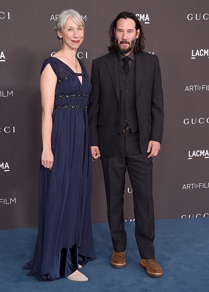 Keanu Reeves and Alexandra Grant arrive at the 2019 LACMA Art + Film Gala Presented By Gucci in Los Angeles | Photo: Getty Images