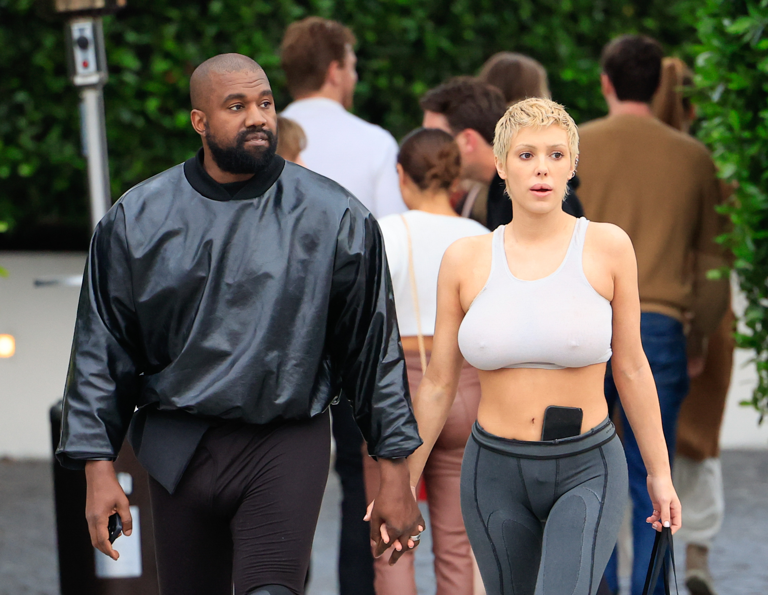 Kanye West and Bianca Censori in Los Angeles on May 13, 2023 | Source: Getty Images