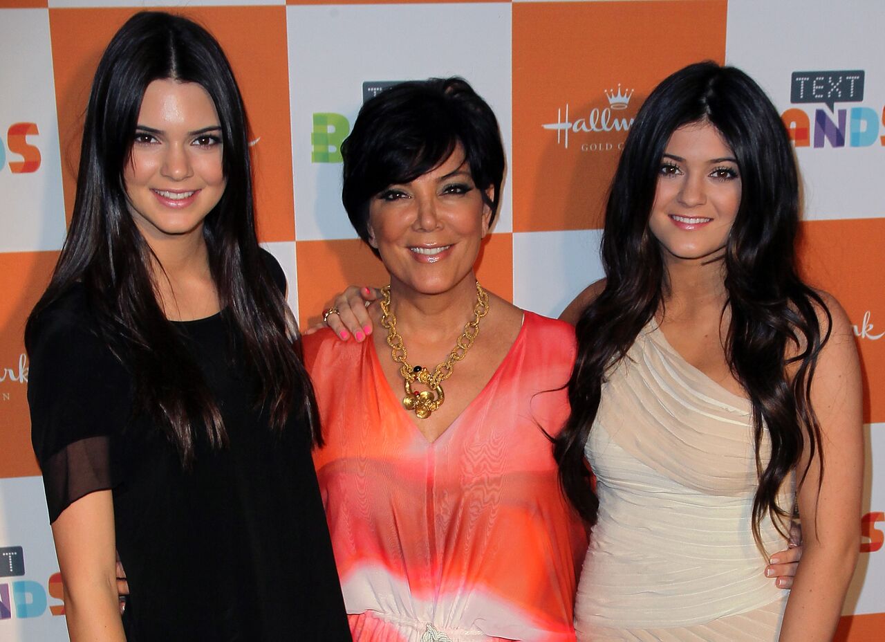 TV personalities Kendall Jenner, Kris Jenner and Kylie Jenner attend the Cody Simpson album preview party. | Source: Getty Images