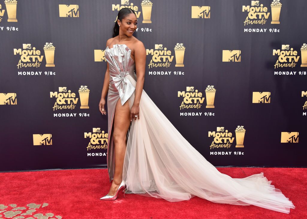 Tiffany Haddish in her formal gown at the MTV Movie & TV Awards | Source: Getty Images/GlobalImagesUkraine