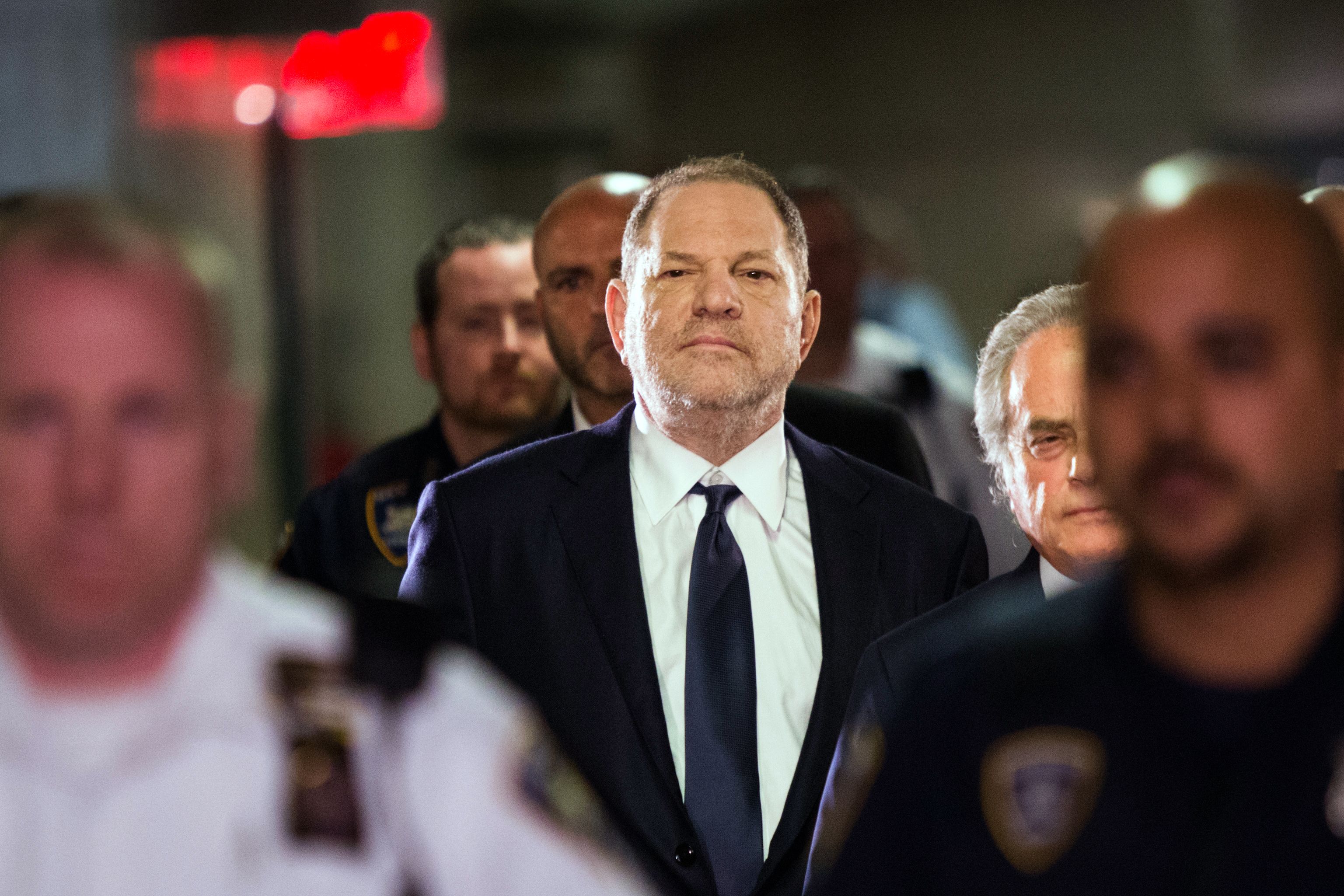 Hollywood film producer Harvey Weinstein enters Manhattan criminal court in New York, on June 5, 2018 | Source: Getty Images