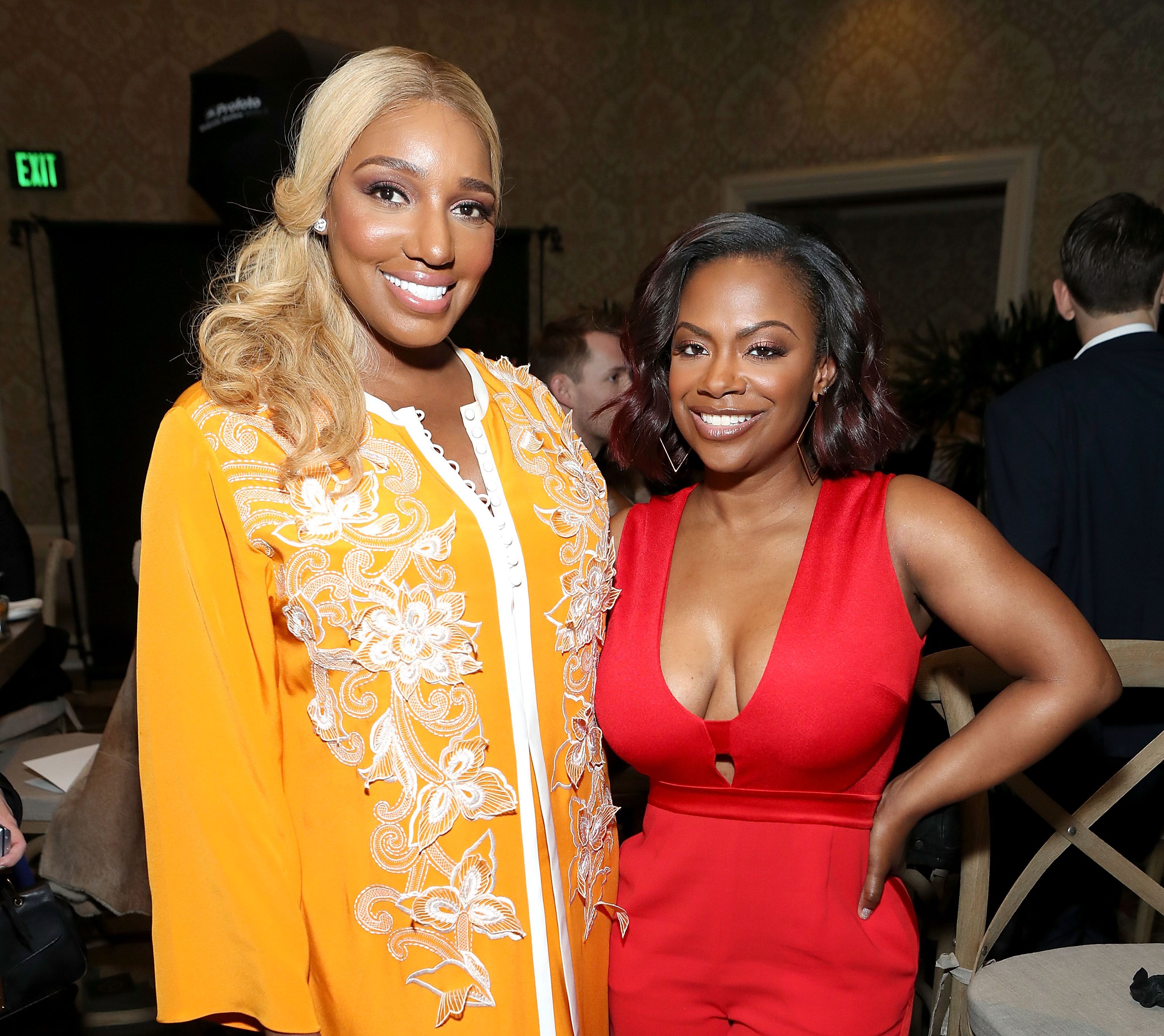 "Real Housewives of Atlanta" stars NeNe Leakes and Kandi Burruss/ Source: Getty Images