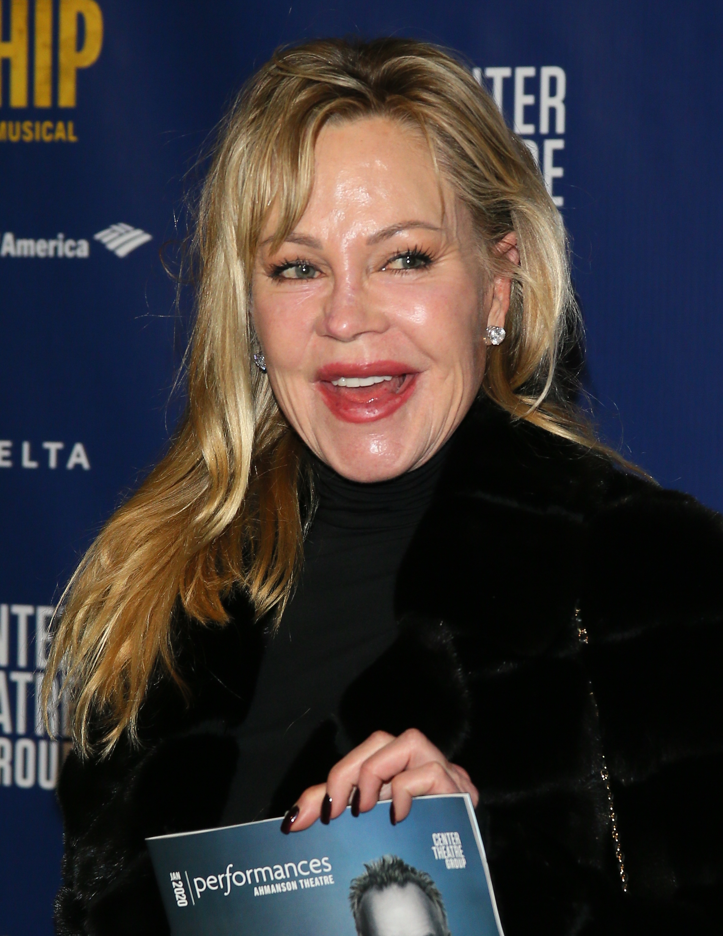 Melanie Griffith attends the The Last Ship Opening Night Performance on January 22, 2020, in Los Angeles, California. | Source: Getty Images