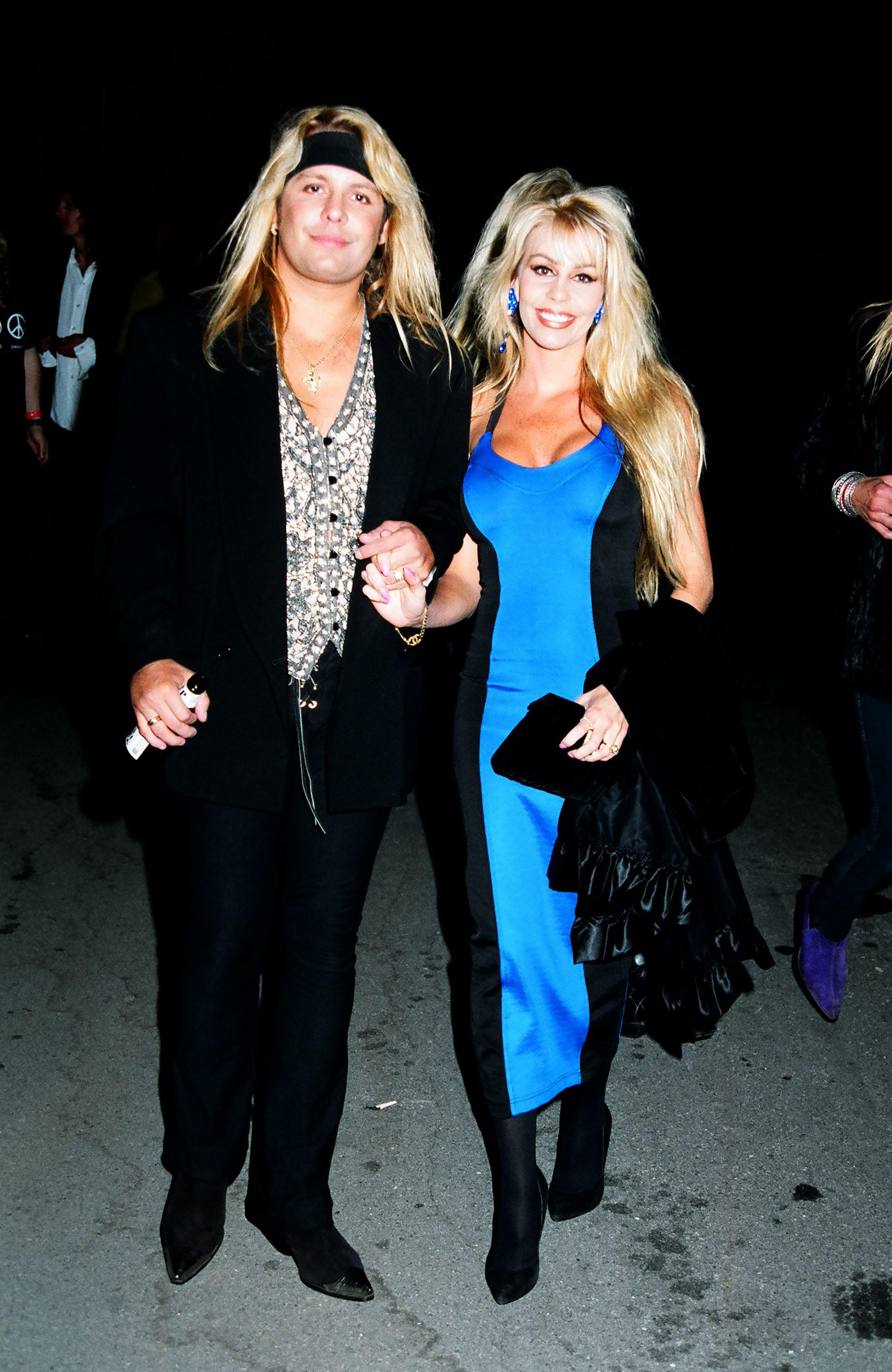 Vince Neil and Sharise Ruddell during the MTV Movie Awards in Culver City, California, on June 8, 1992 | Source: Getty Images