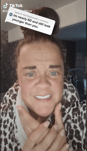 Clare Dudley slams trolls who make fun of her appearance. | Source: tiktok.com/claredudley_official