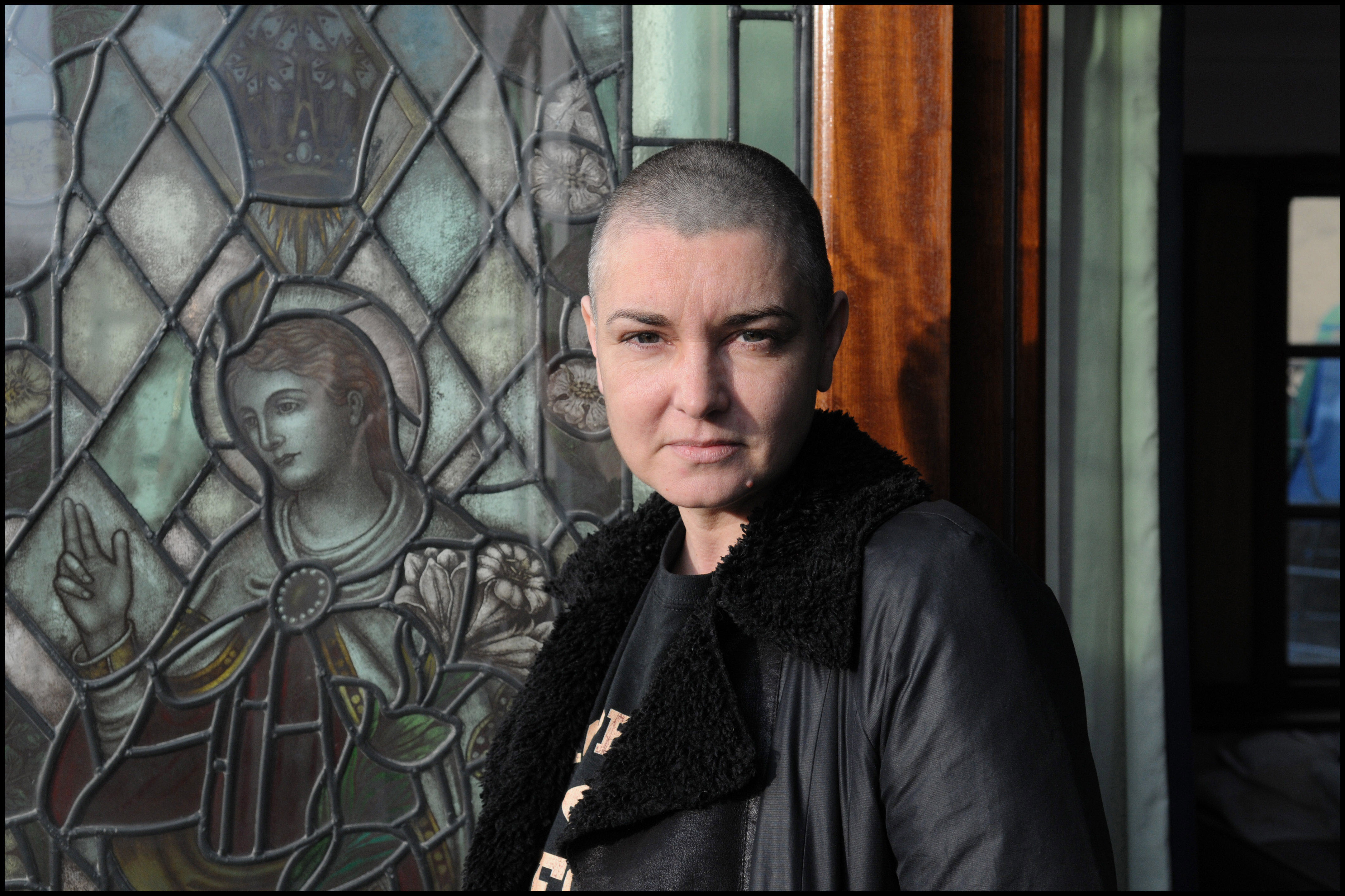 Sinead O'Connor posed at her home on February 3, 2012, in County Wicklow, Republic Of Ireland. | Source: Getty Images