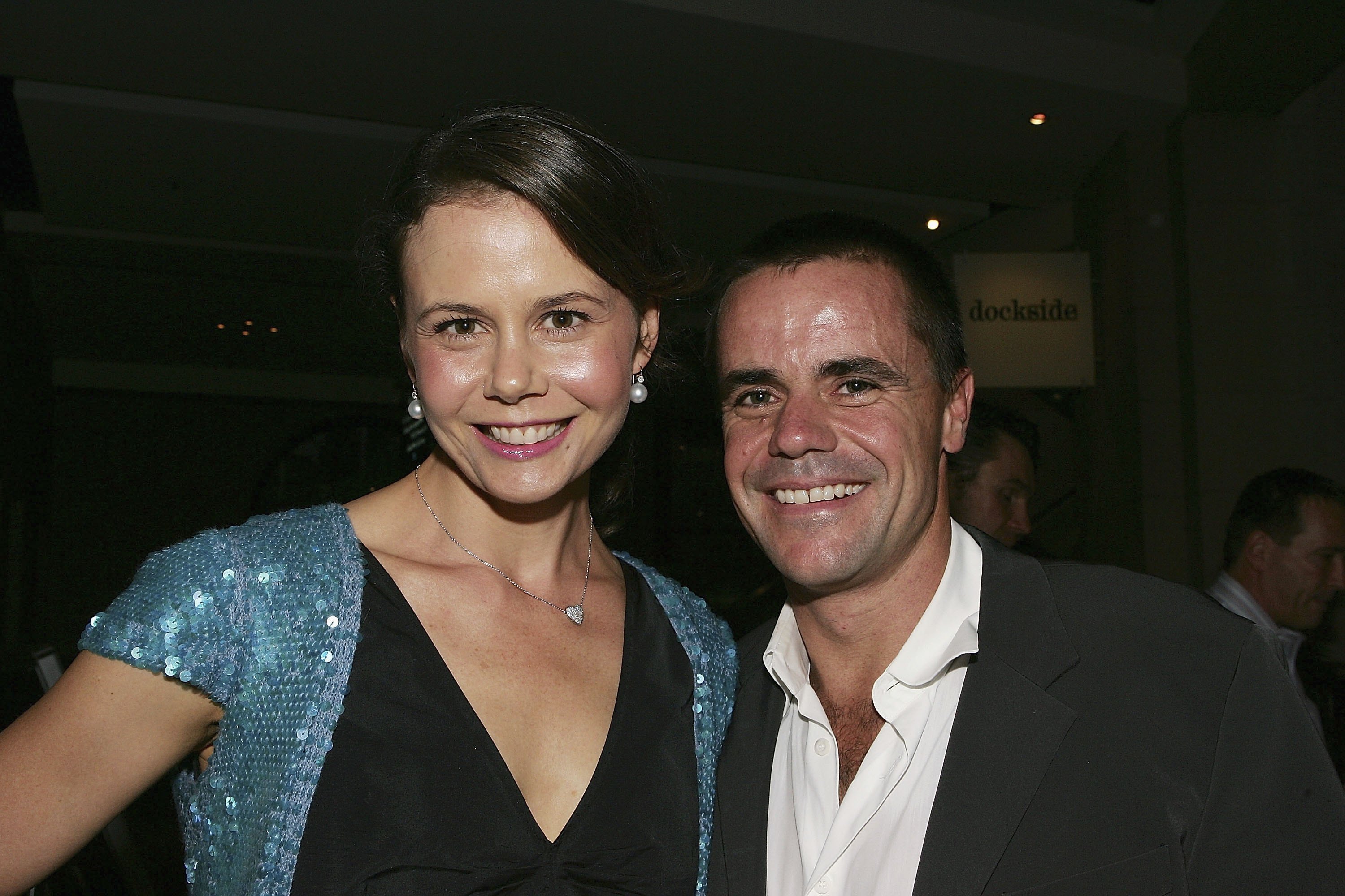 Antonia Kidman and Angus Hawley attend the Laugh Out Loud! party on March 1, 2006, in Sydney, Australia. | Source: Getty Images