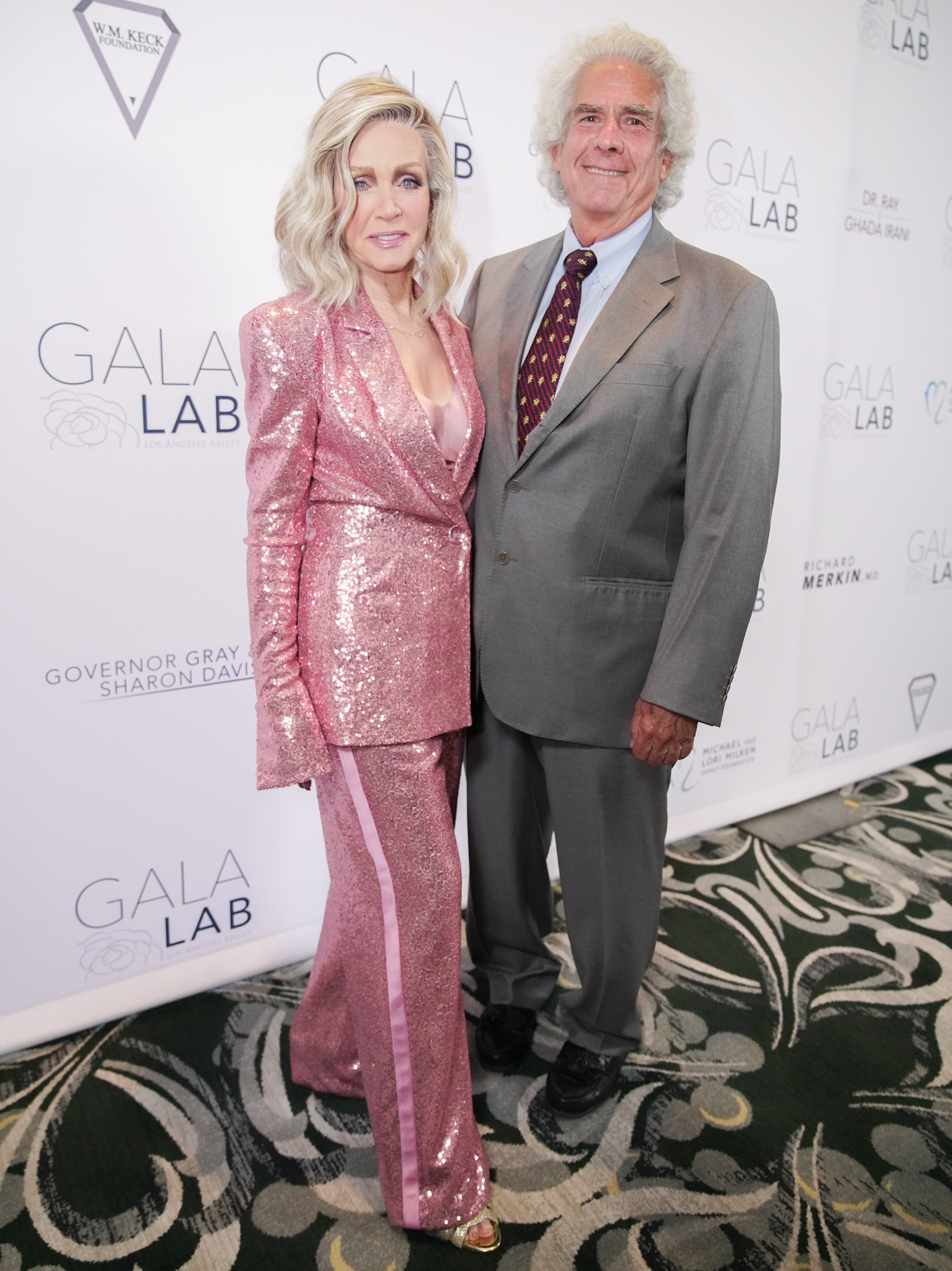 Donna Mills and Larry Gilman at the Los Angeles Ballet Gala on May 18, 2023, in Beverly Hills, California | Source: Getty Images