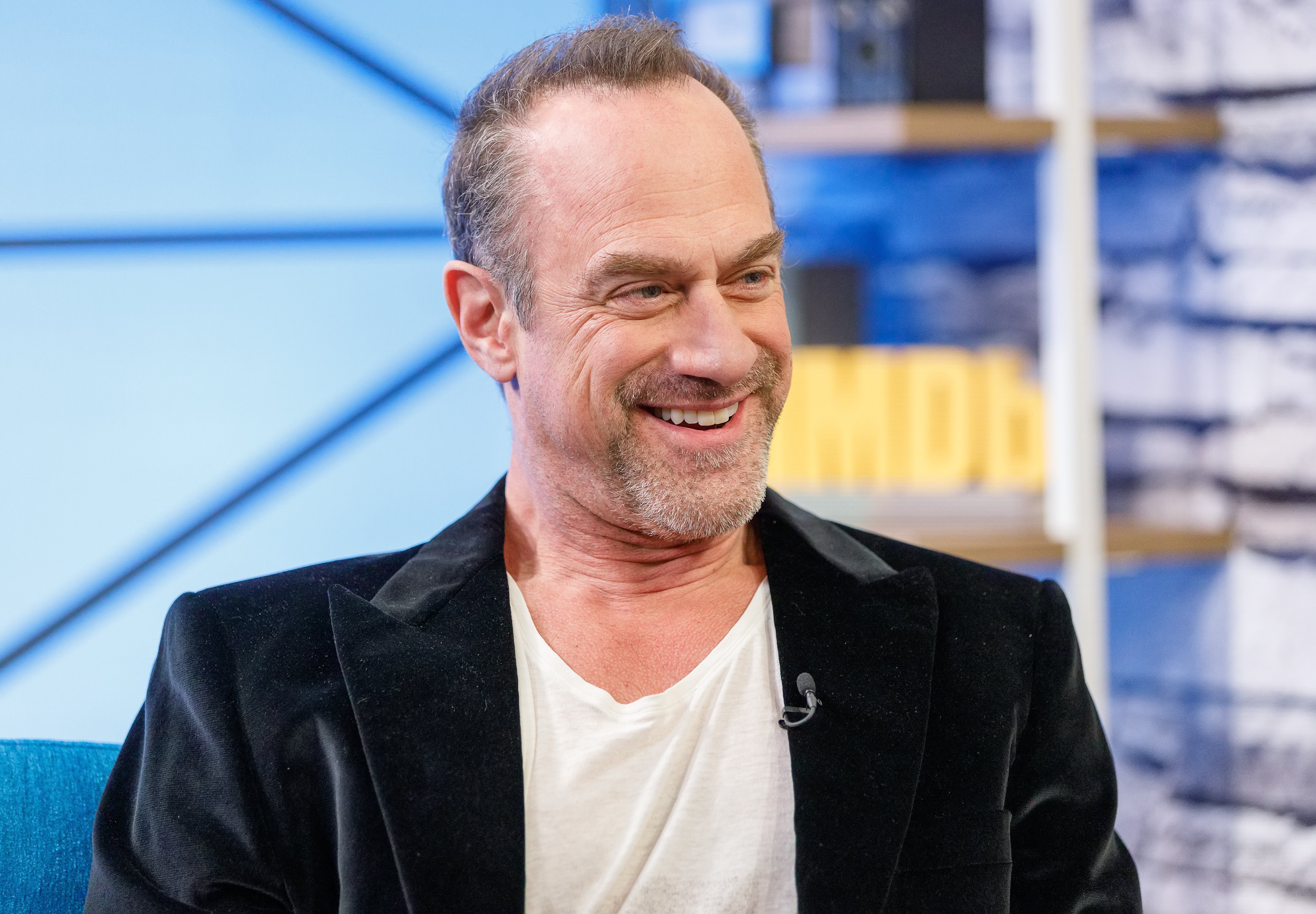 Christopher Meloni visite 'The IMDb Show' | Source: Getty Images Christopher Meloni visite 'The IMDb Show' | Source: Getty Images