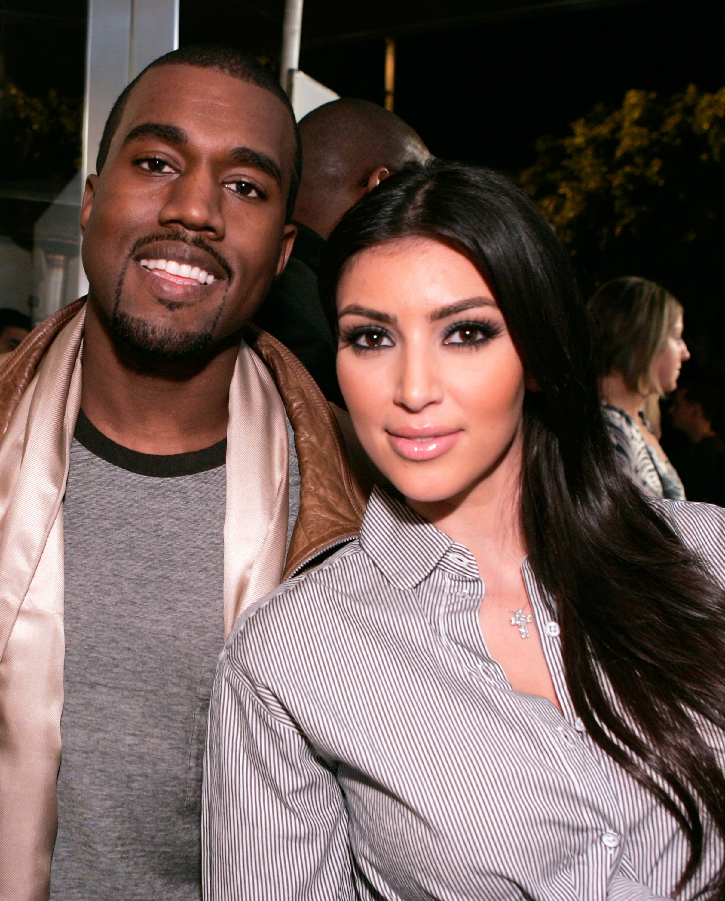 Kanye West and Kim Kardashian attend the grand opening of Intermix on September 25, 2007, in Los Angeles, California. | Source: Getty Images