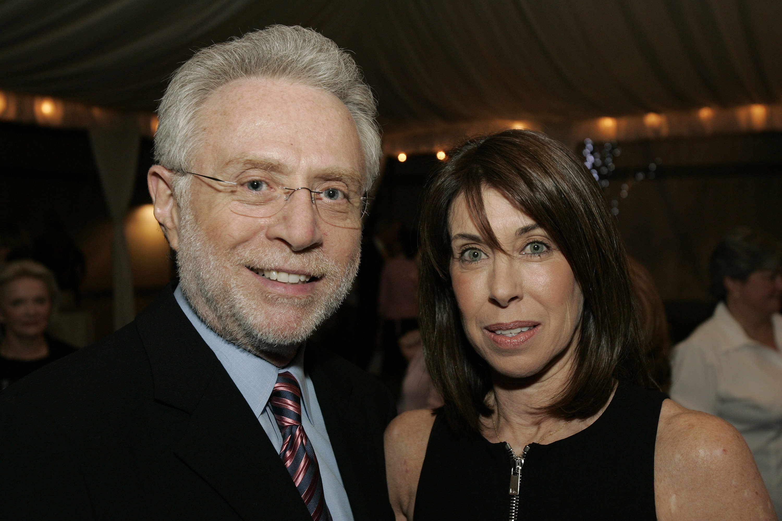 Wolf Blitzer and Lynn Blitzer at the grand opening of The Collection at Chevy Chase hosted by Capitol File Magazine on May 4, 2006 | Source: Getty Images