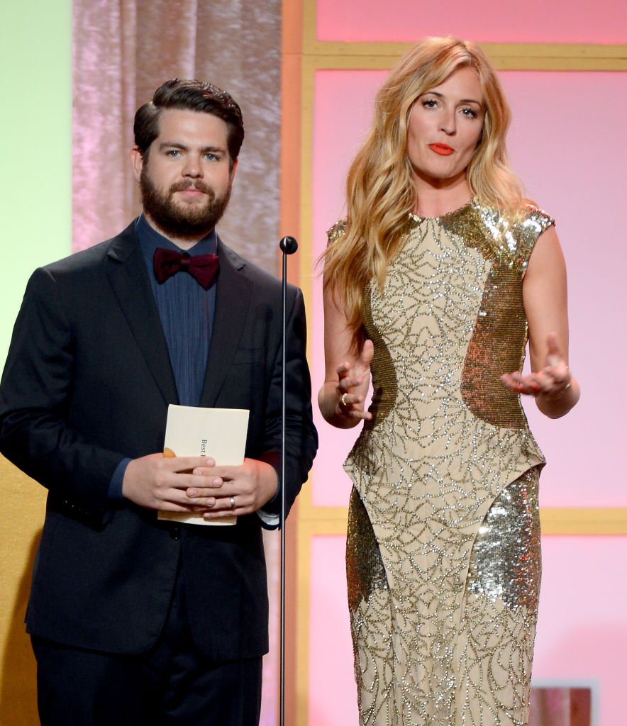  Jack Osbourne and Cat Deeley speak onstage during Broadcast Television Journalists Association's third annual Critics' Choice Television Awards | Getty Images