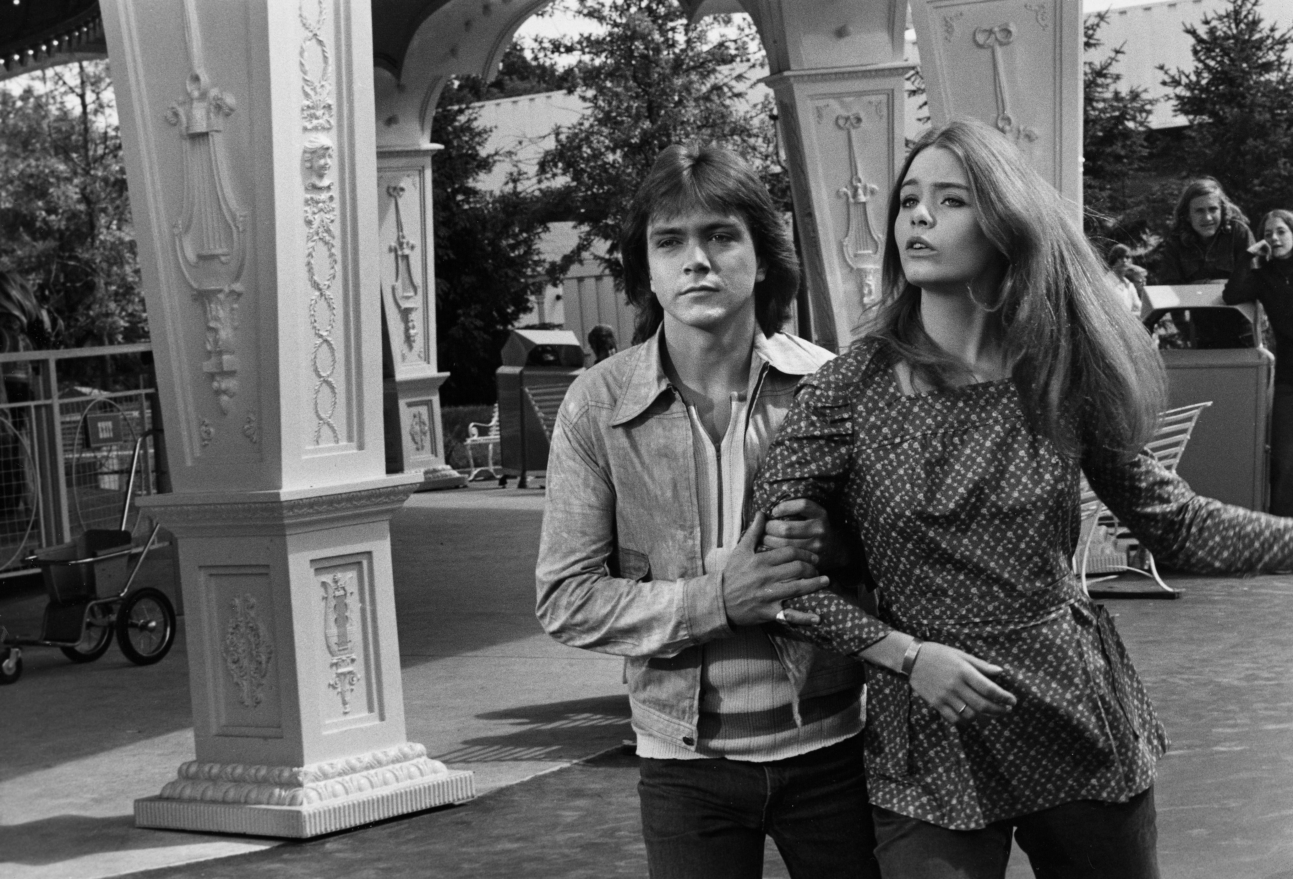 David Cassidy, Susan Dey in "THE PARTRIDGE FAMILY." | Source: Getty Images