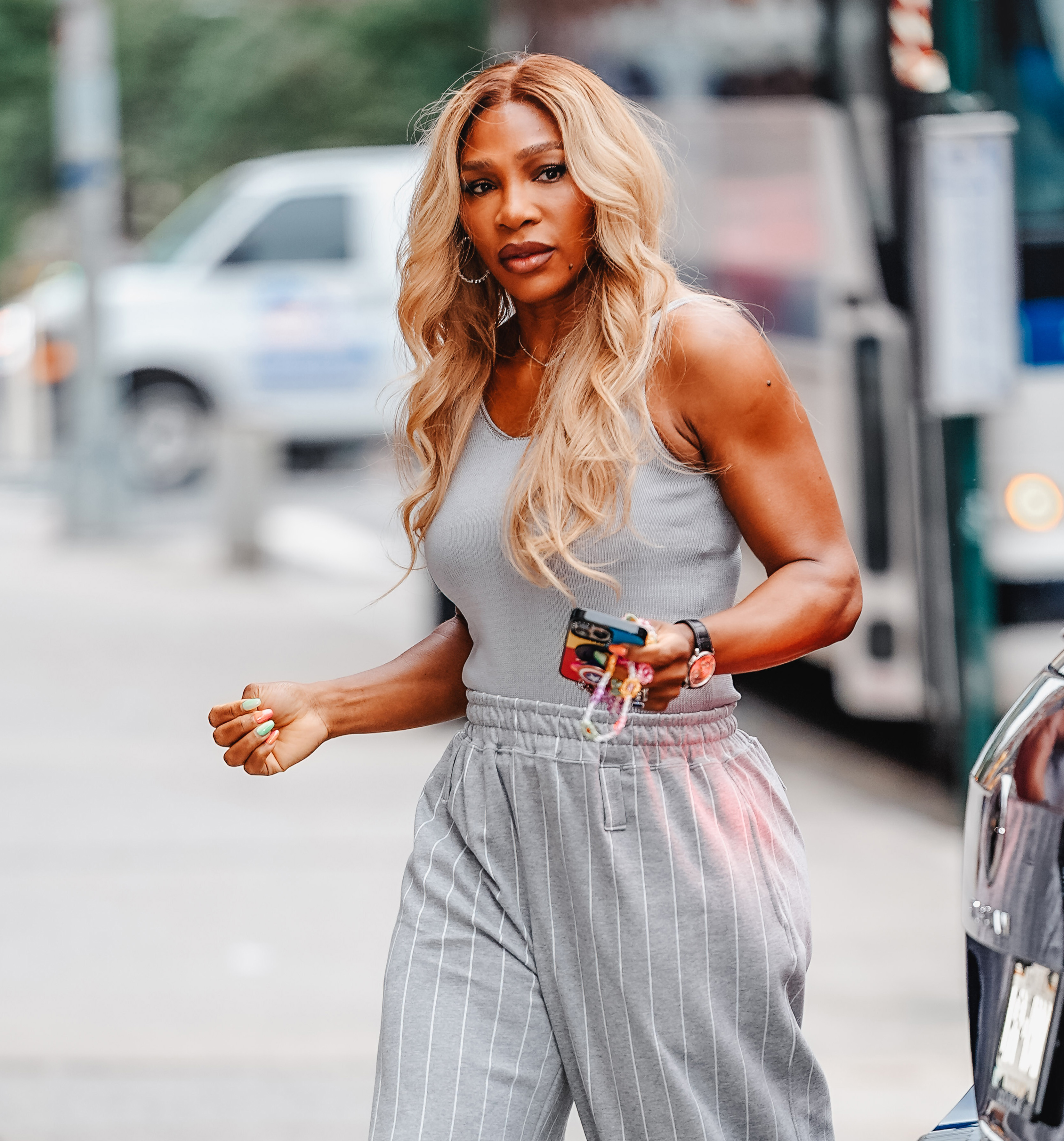 Serena Williams is seen in New York City on August 21, 2025 | Source: Getty Images