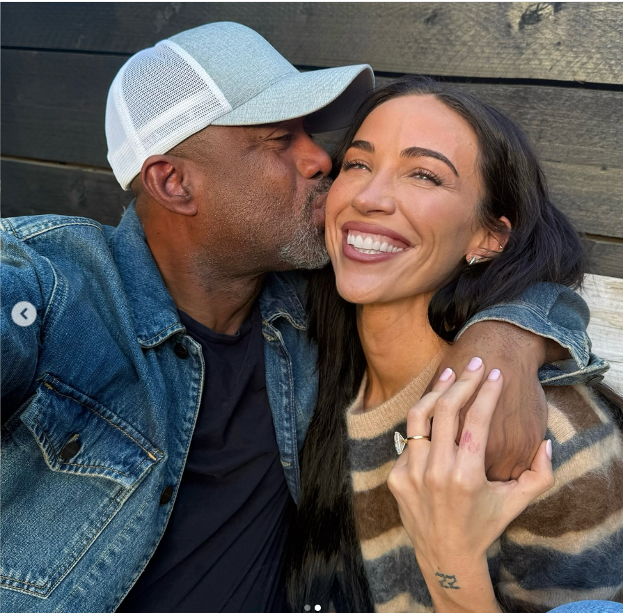 Darius Rucker and his fiancee, Emily Deahl, from a post dated October 8, 2025 | Source: Instagram/dariusrucker