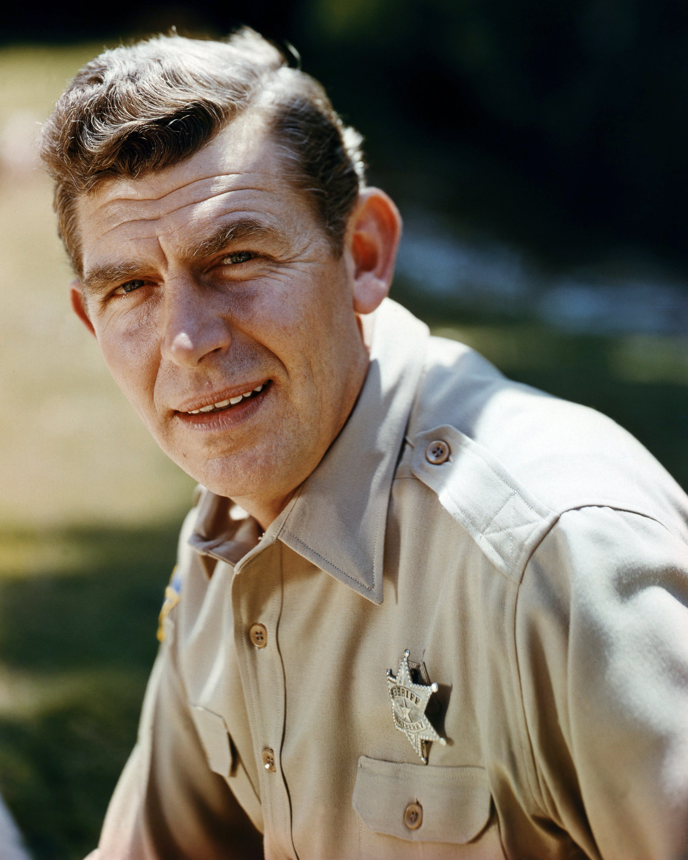 American actor Andy Griffith as Sheriff Andy Taylor in a promotional portrait for American sitcom 'The Andy Griffith Show', circa 1965 | Source: Getty Images
