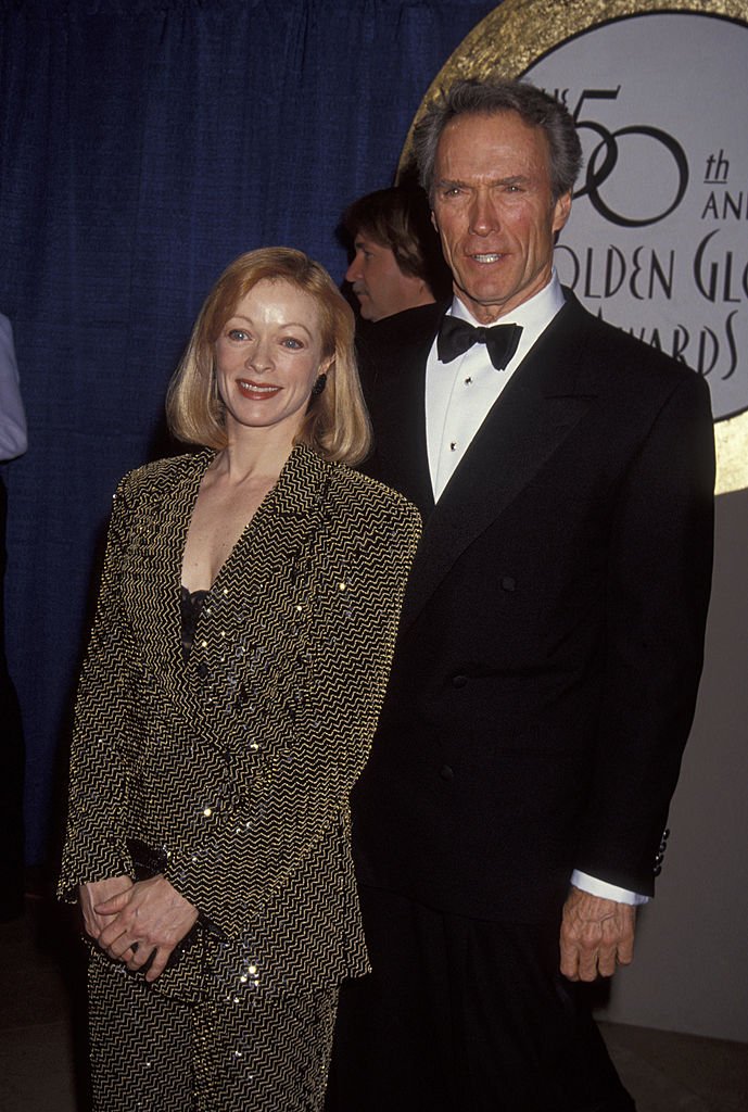 Clint Eastwood and Frances Fisher at the 50th Annual Golden Globe Awards in Beverly Hills | Source: Getty Images