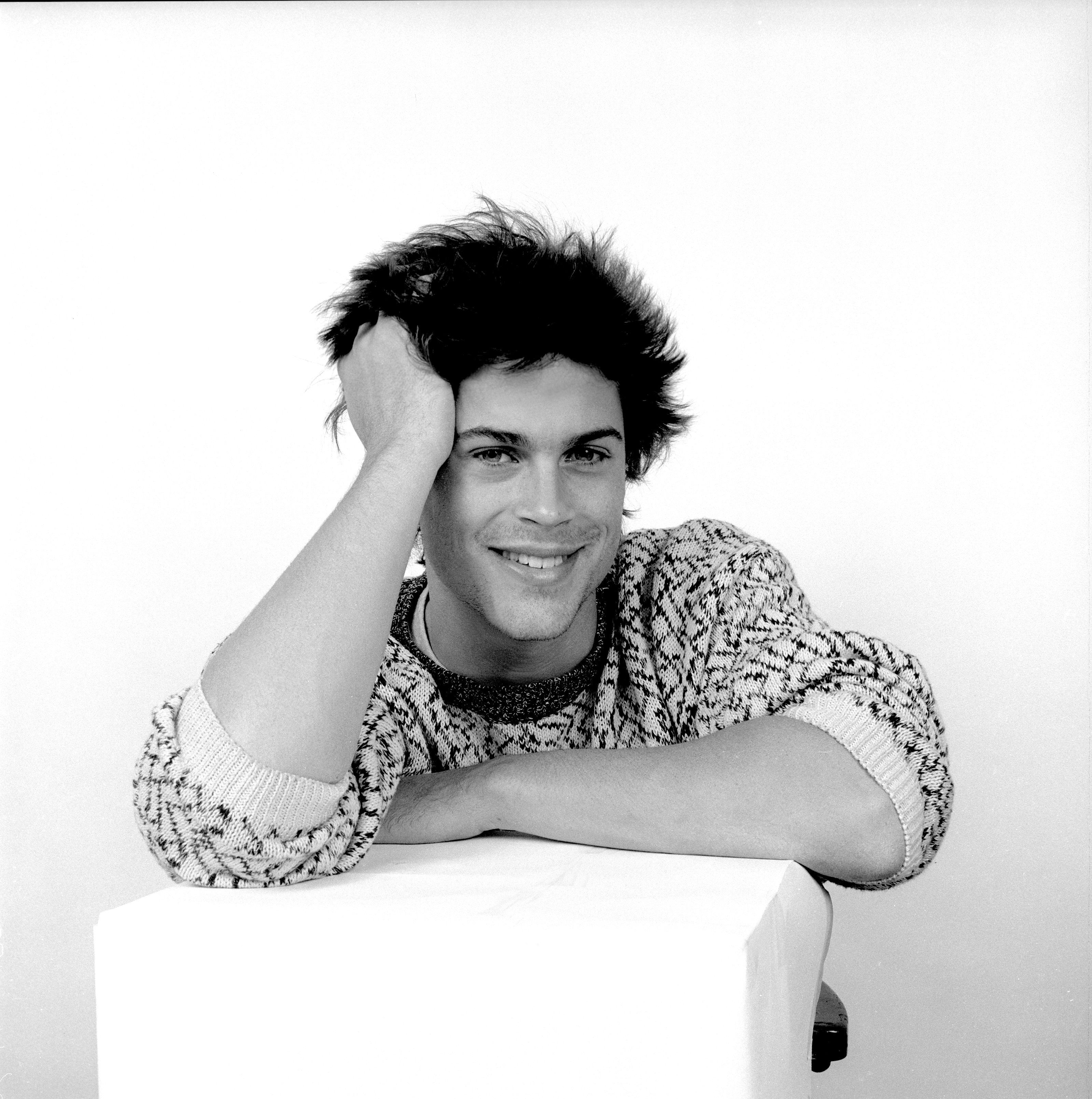 A portrait of podcaster Rob Lowe at the Limelight on November 7, 1985 in Chicago, Illinois. / Source: Getty Images