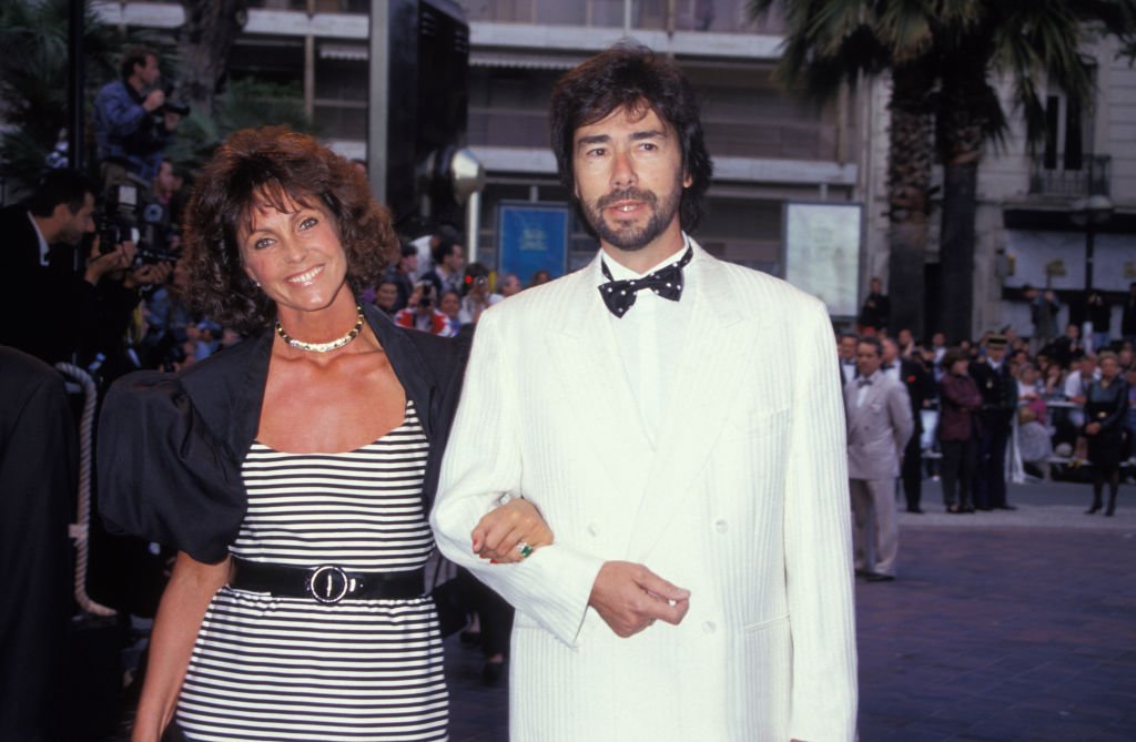 Chantal Nobel au côté de son mari en 1991 à Cannes. l Source : Getty Images