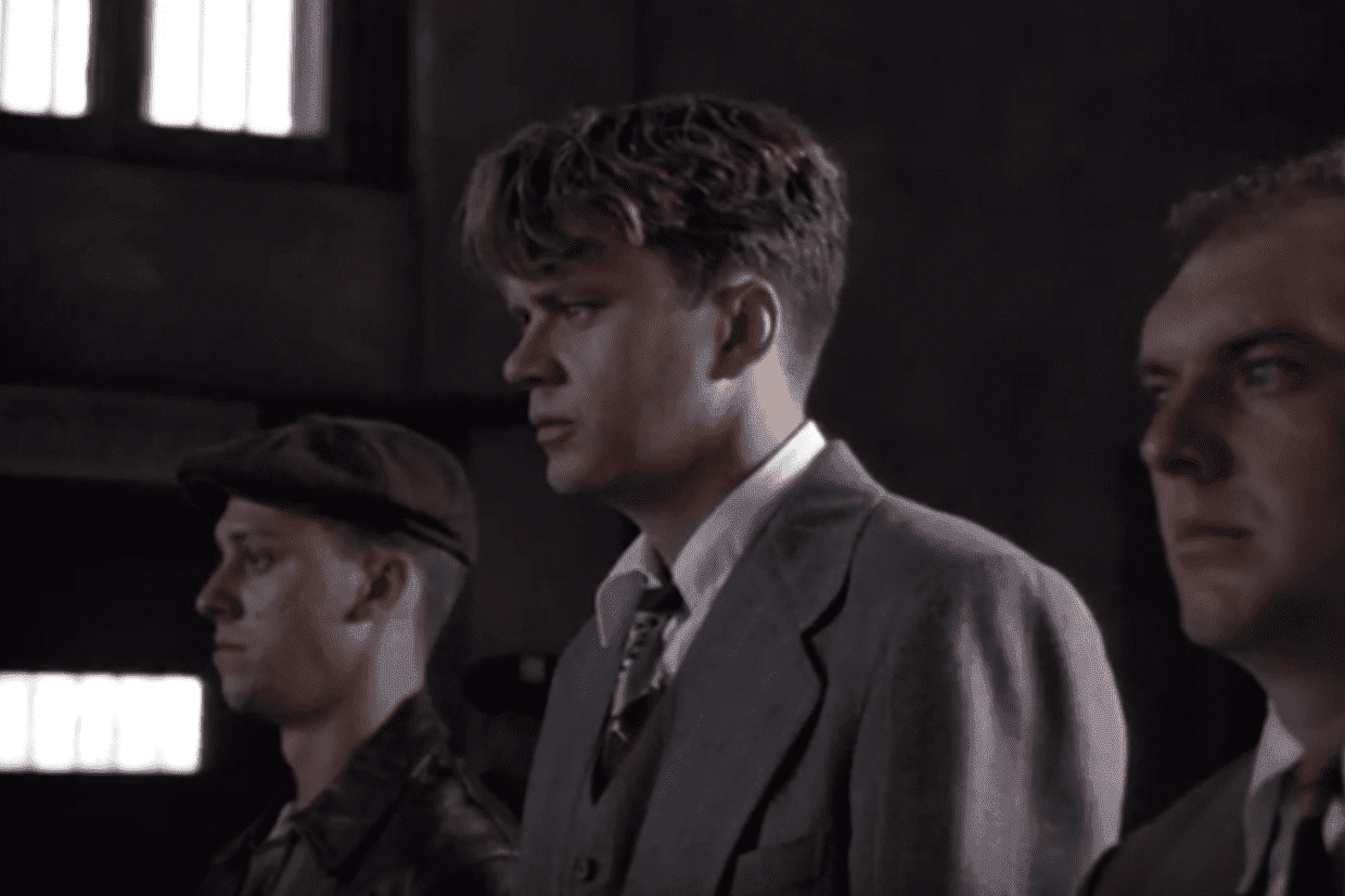  Tim Robbins in the movie "The Shawshank Redemption." | Source: YouTube/YouTube Movies