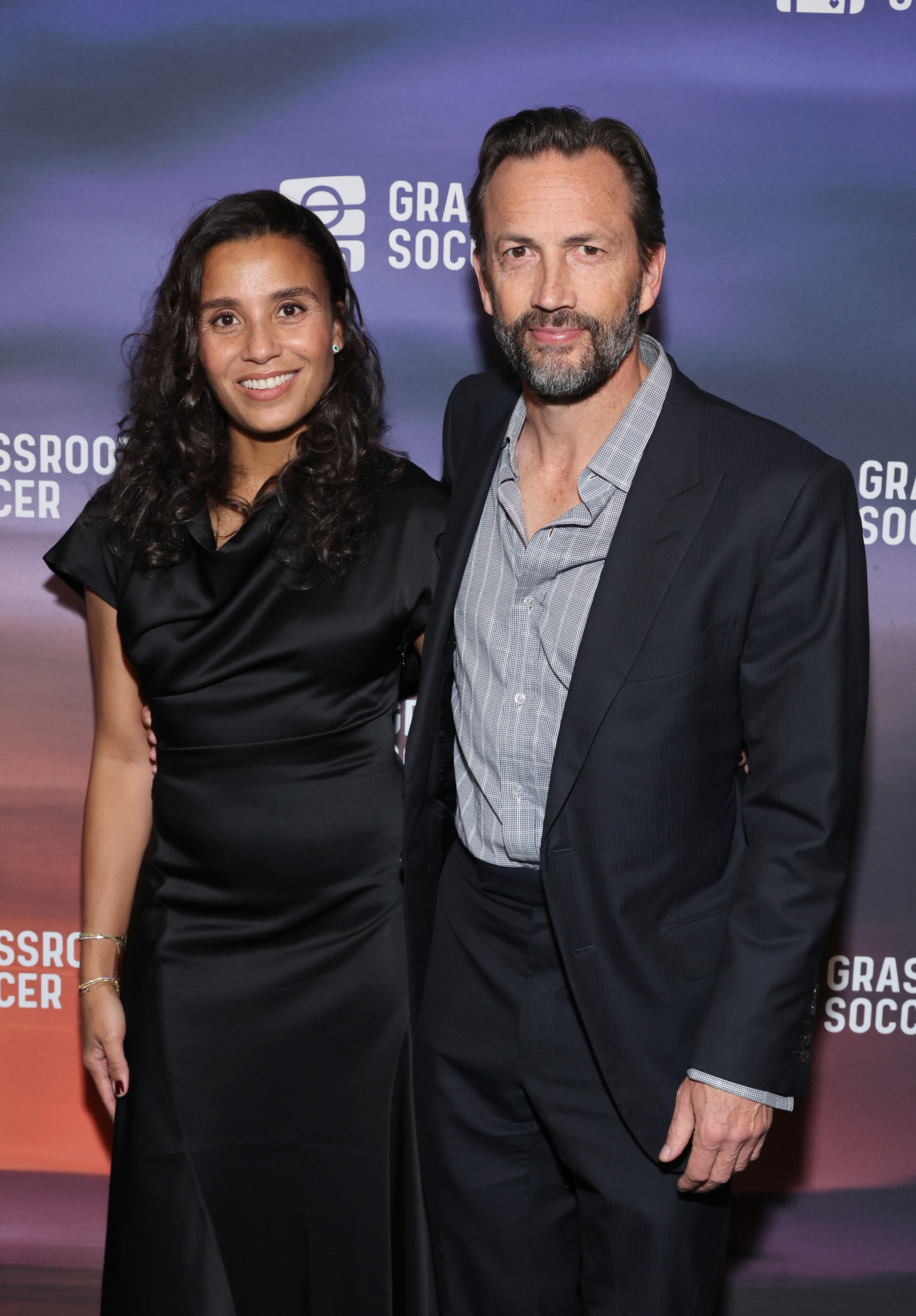Marilee Fiebig and Andrew Shue attend the 2024 Grassroot Soccer World AIDS Day Gala at Hall Des Lumieres on December 03, 2024 in New York City. | Source: Getty Images