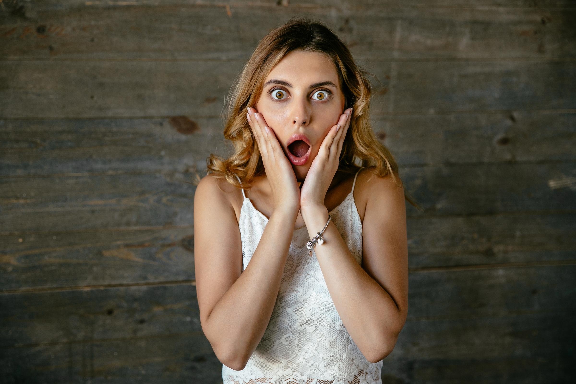 A shocked bride | Source: Freepik