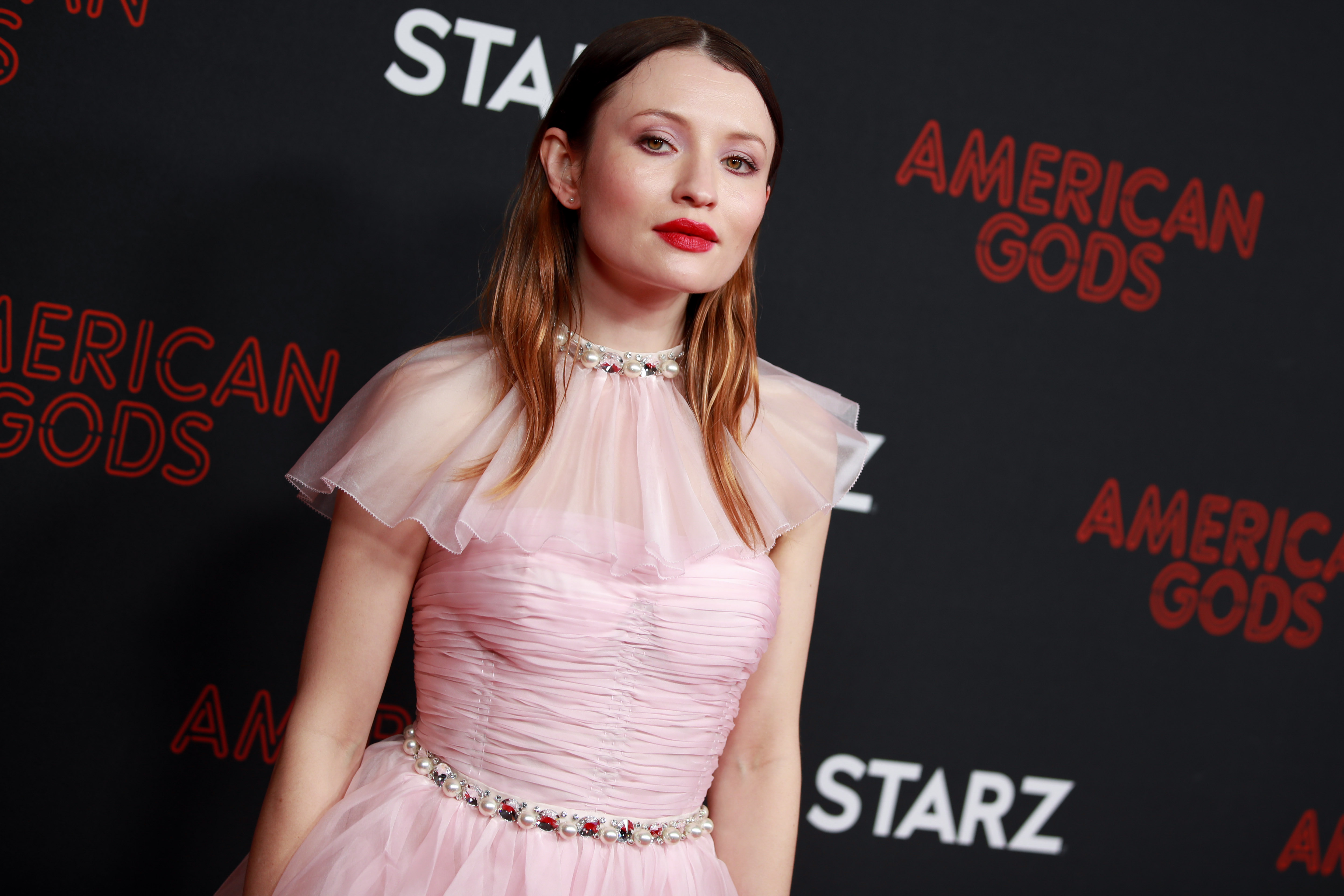 Emily Browning attends the premiere of STARZ's "American Gods" season 2 at Ace Hotel on March 05, 2019, in Los Angeles, California. | Source: Getty Images