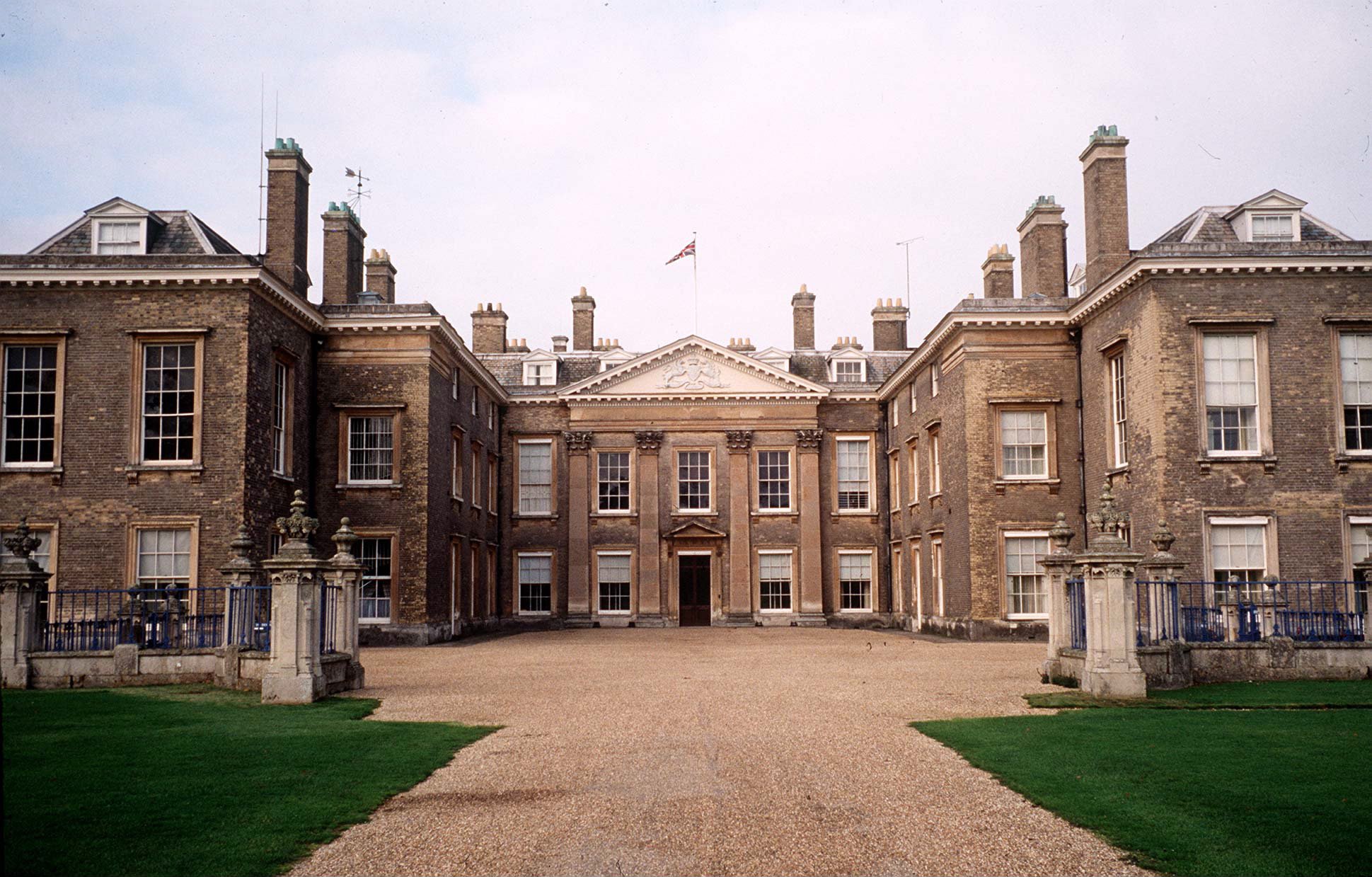 A front view of the Spencer family home Althorp House situated in Northamptonshire. / Source: Getty Images