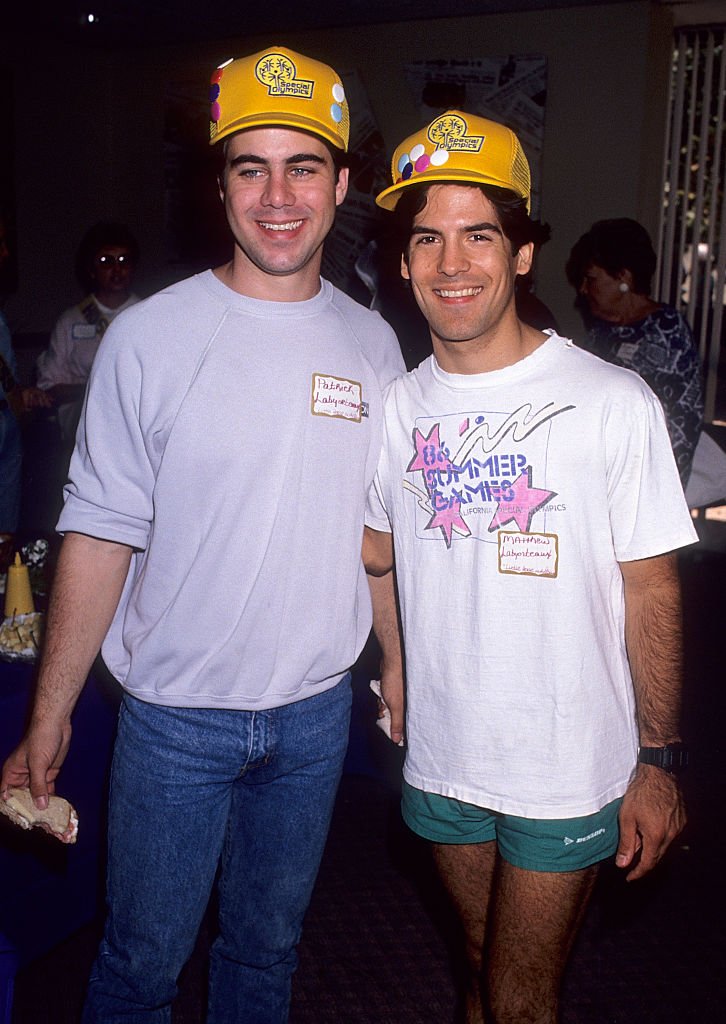 'atrick Labyorteaux and actor Matthew Laborteaux at the 20th Annual California Special Olympics S#mmer Games Closing Night Ceremonies on June 25, 1989