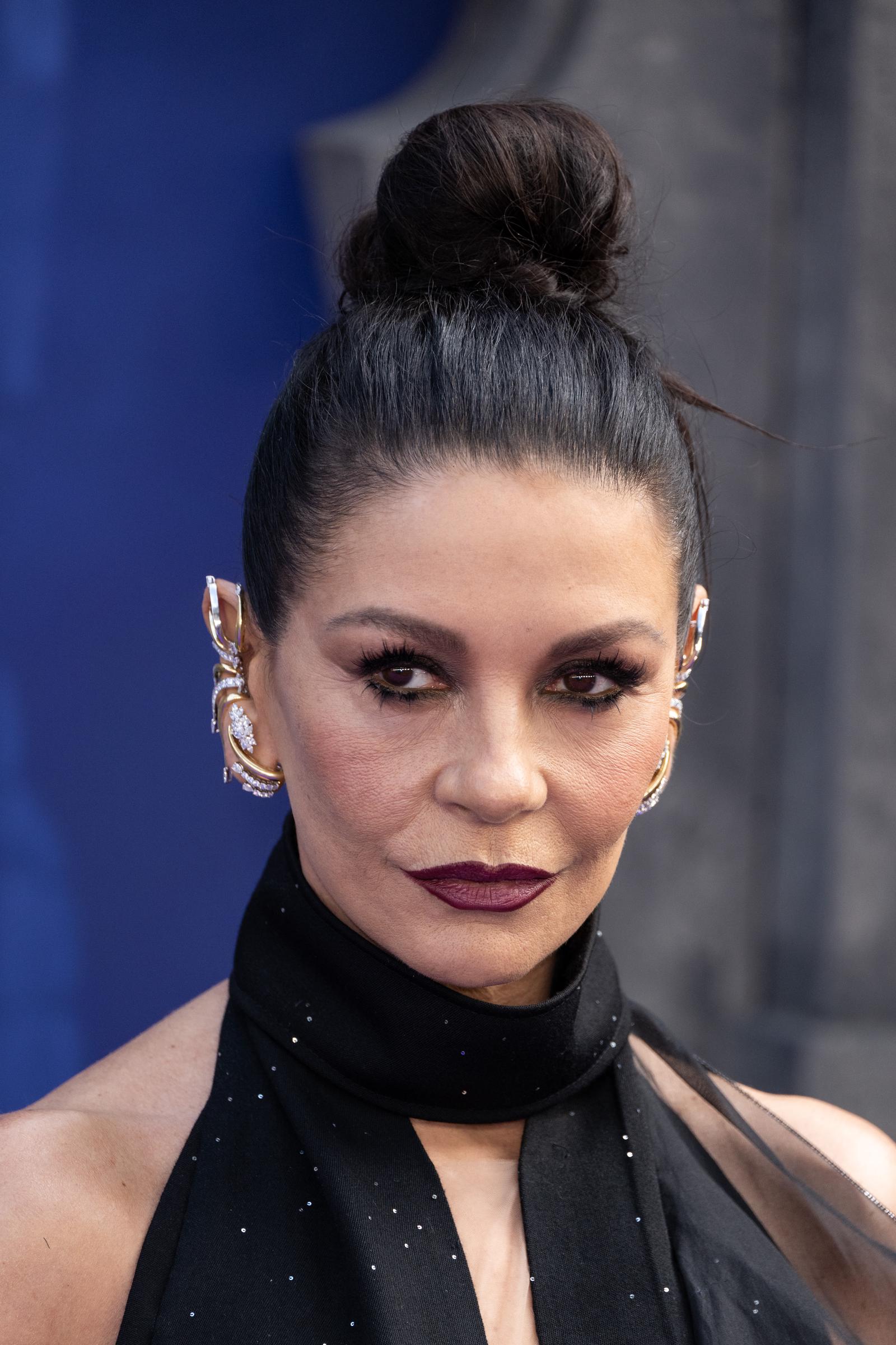 Catherine Zeta-Jones attends the "Wednesday" Season 2, Part 1 Global Premiere at Central Hall, Westminster on July 30, 2025 in London, England. | Source: Getty Images