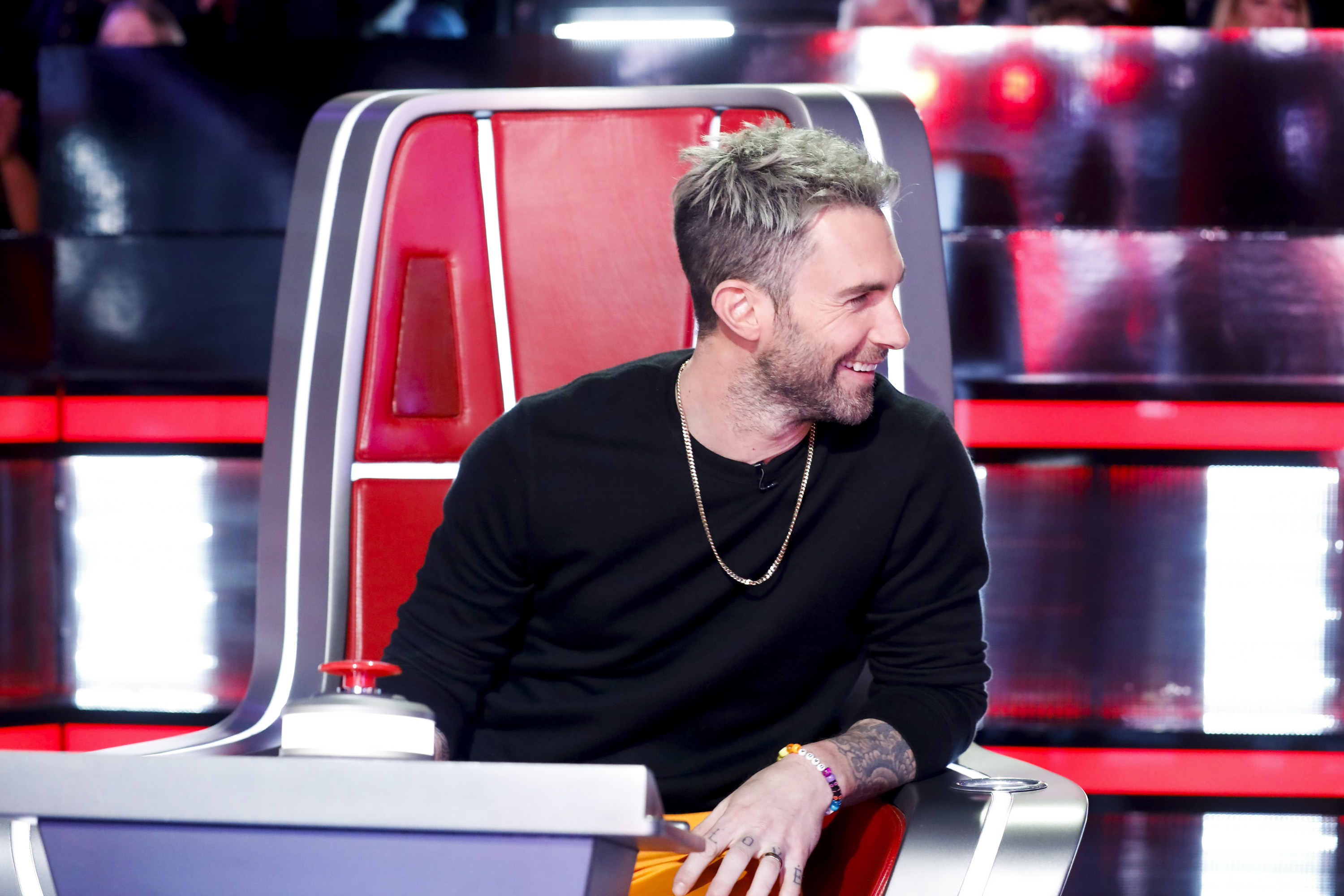 Adam Levine on "The Voice" Season 16, on January 21, 2019 | Source: Getty Images