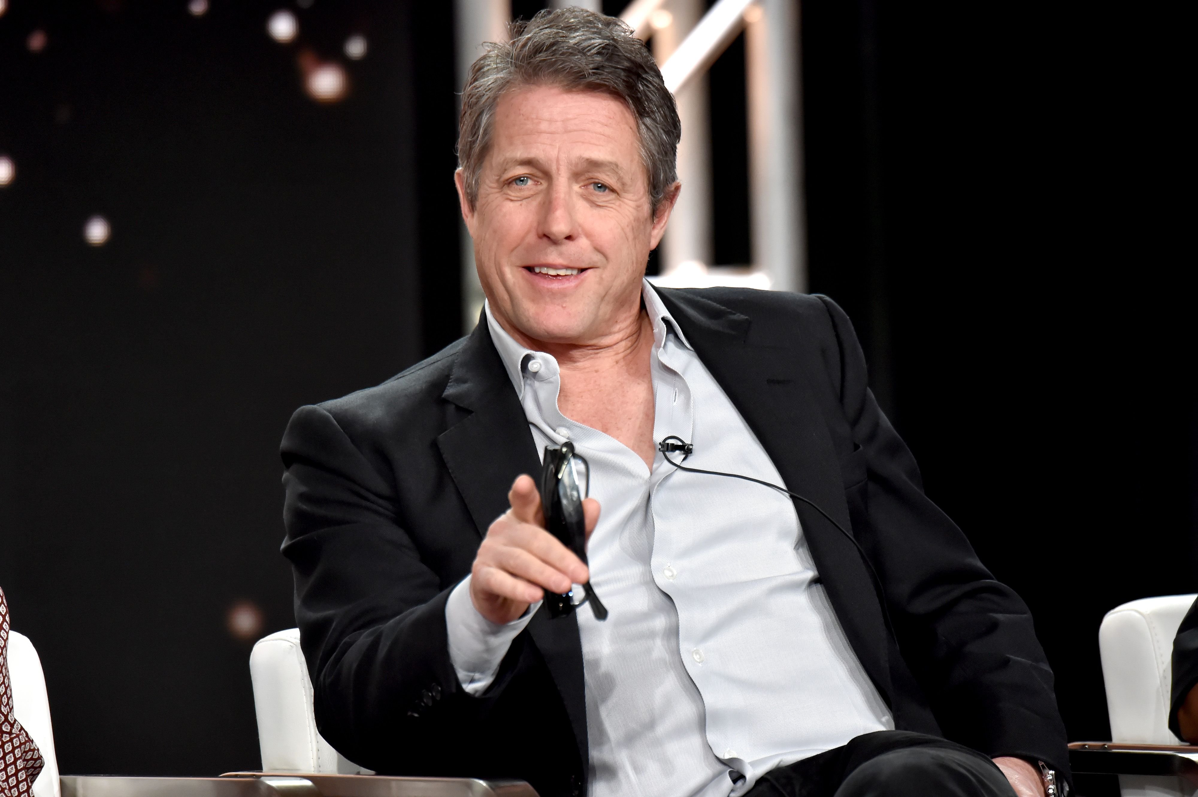 Hugh Grant of 'The Undoing' appears onstage at the HBO segment of the 2020 Winter Television Critics Association Press Tour at The Langham Huntington, Pasadena on January 15, 2020 | Photo: Getty Images