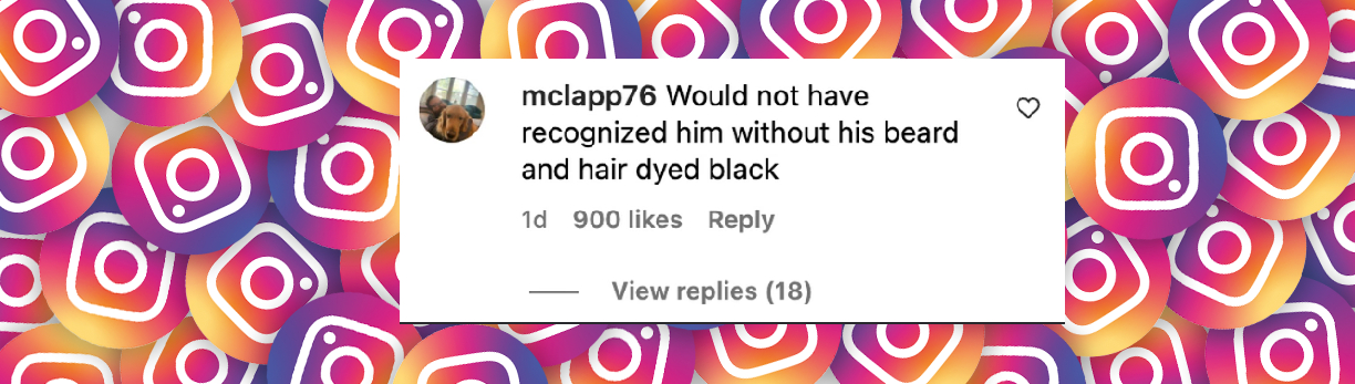 A fan expresses surprise at Cole Hauser's new look in a post dated November 10, 2024 | Source: Instagram/pbr