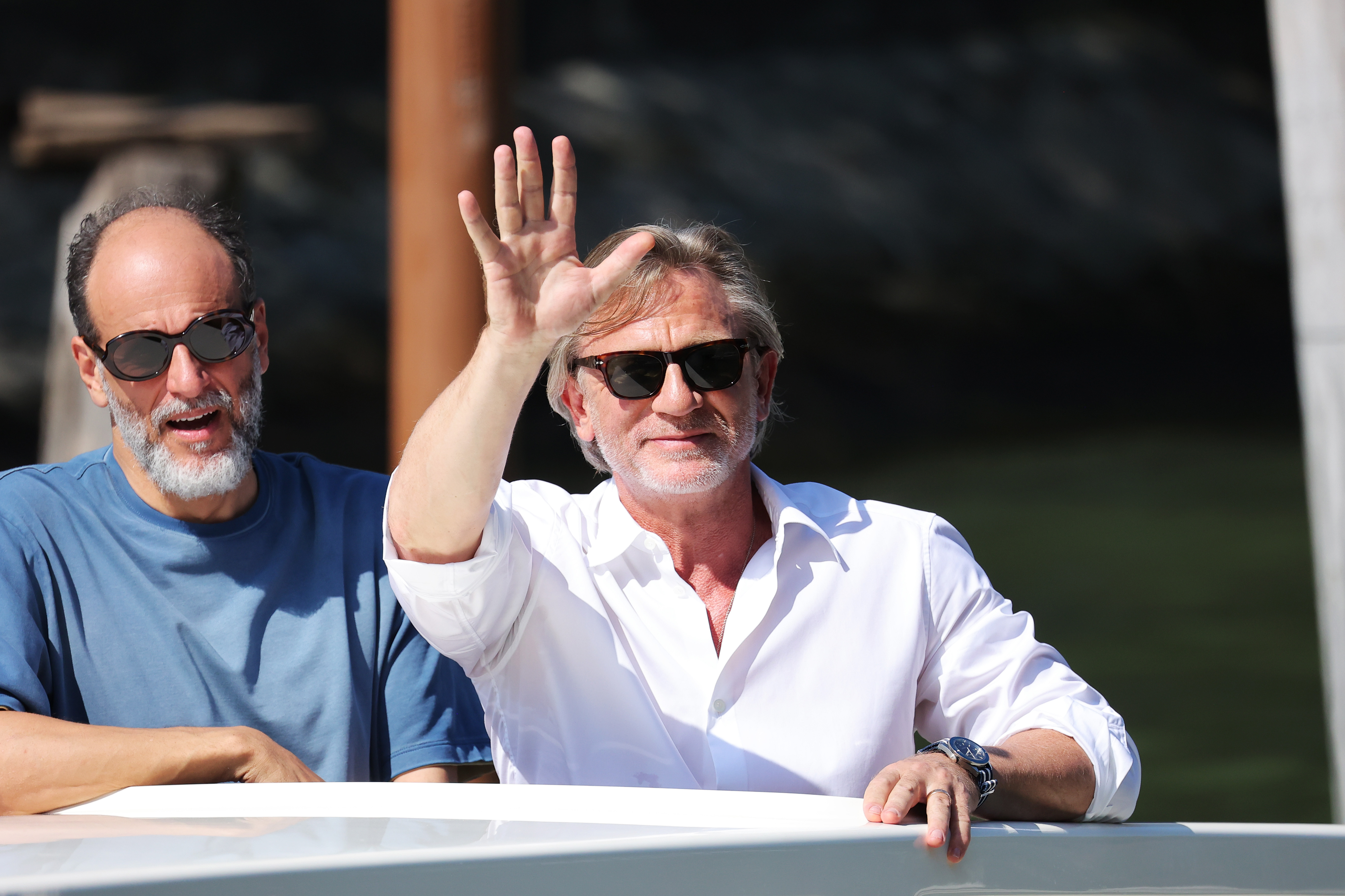 Luca Guadagnino and Daniel Craig on September 03, 2024, in Venice, Italy | Source: Getty Images