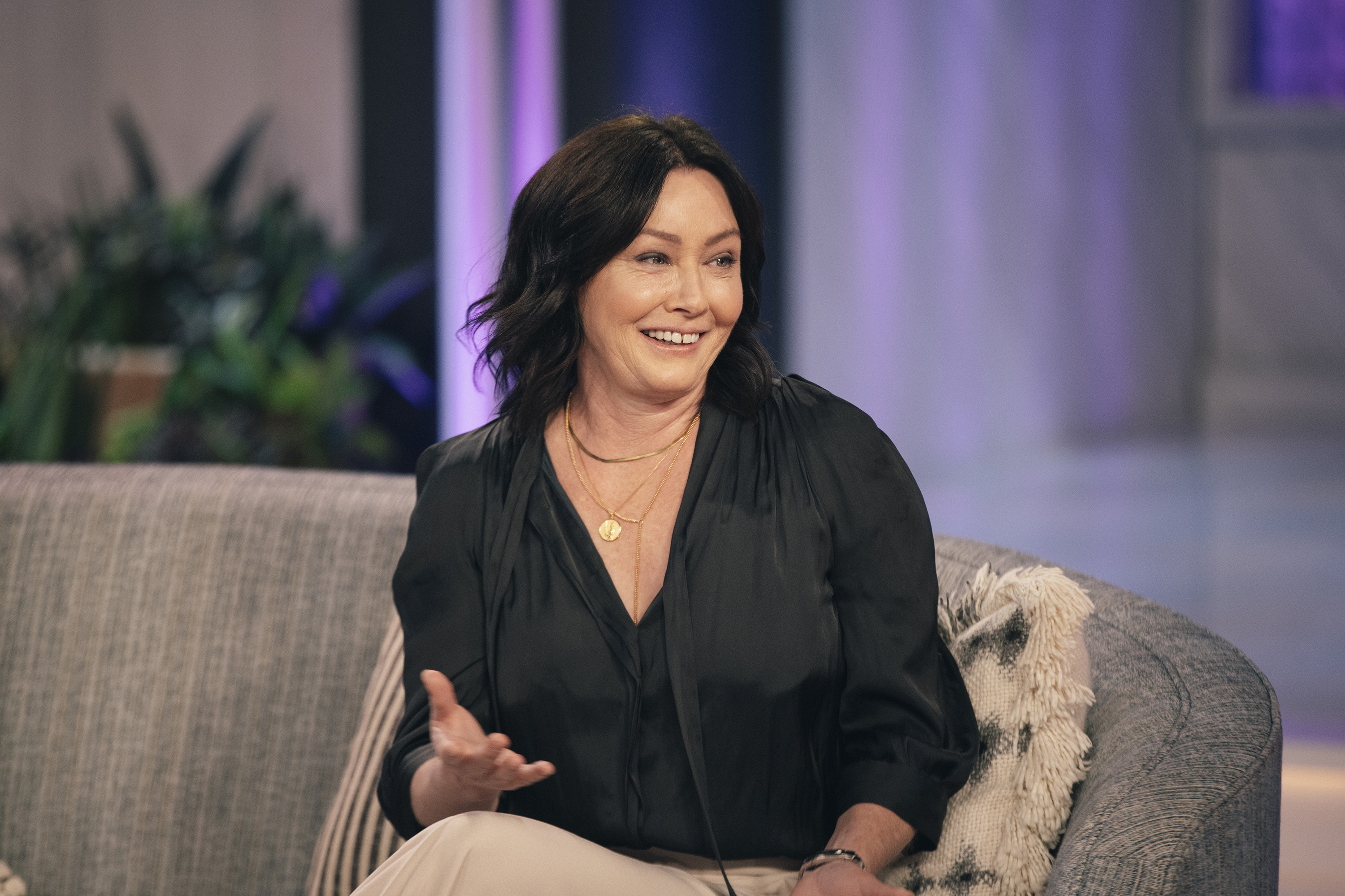 Shannen Doherty on "The Kelly Clarkson Show," 2021 | Source: Getty Images