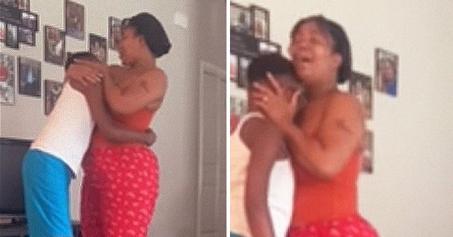 A mother and her son who has muscular dystrophy embrace and dance together as his final wish after doctors said he only has months to live | Photo: Facebook/MRS.ANDERSON101418 