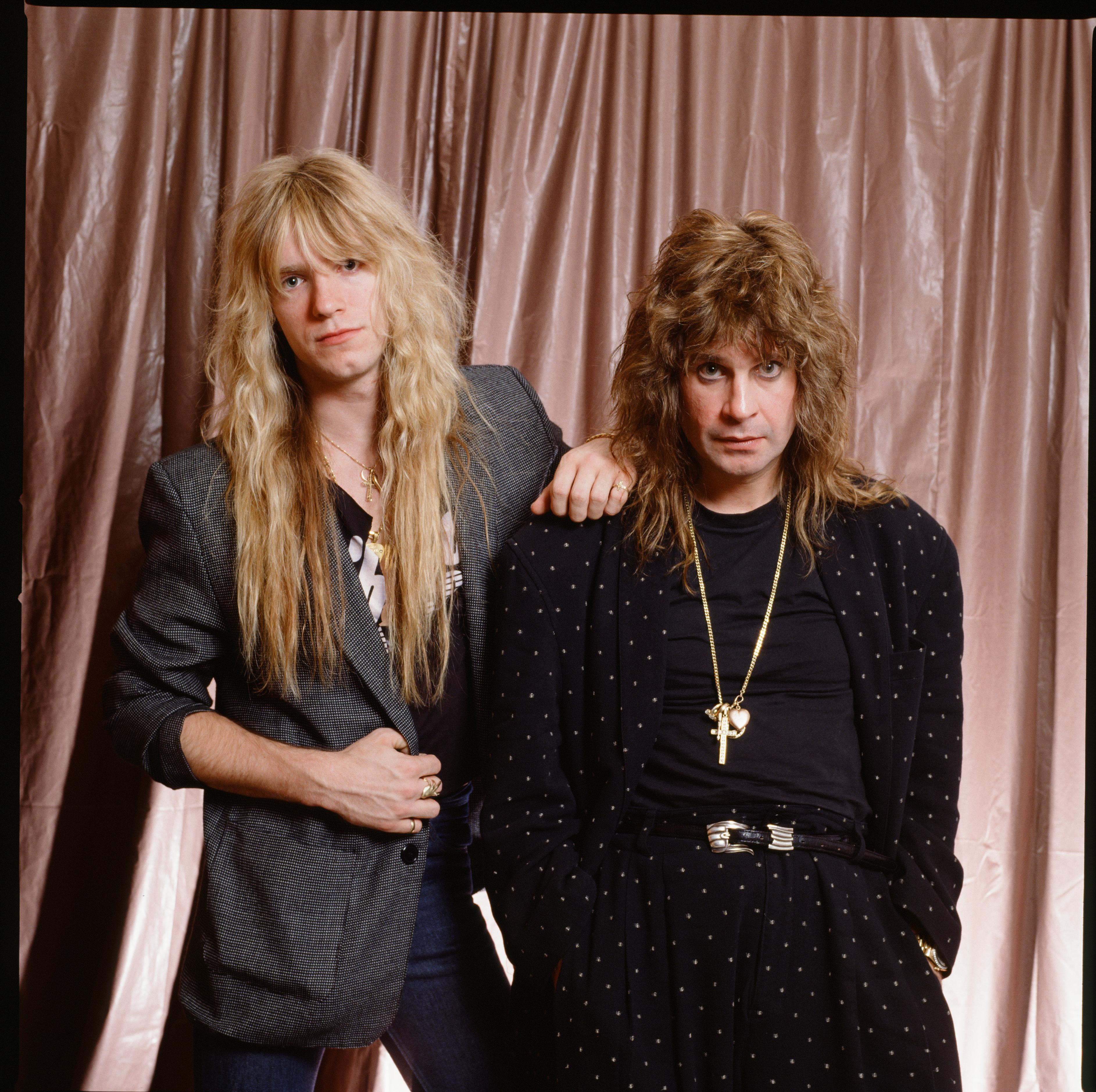 Zakk Wylde and Ozzy Osbourne during Ozzy Osbourne's 4th Japan Tour circa February/March 1989, in Tokyo, Japan | Source: Getty Images