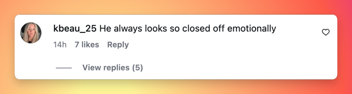 A commenter weighs in on Chris Pine's demeanor after photos from the French Open surfaced online. | Sources: Instagram/justjared